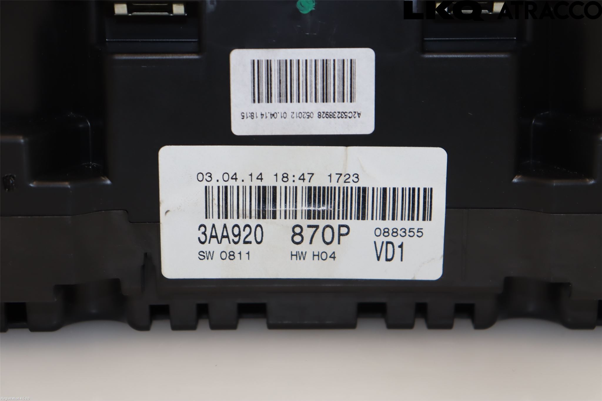 Volkswagen VW PASSAT 11-14 Instr Kombinert