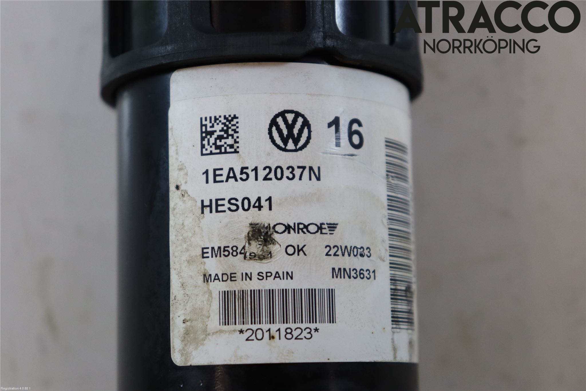 Volkswagen VW ID.4 21- Støtdemper Bak