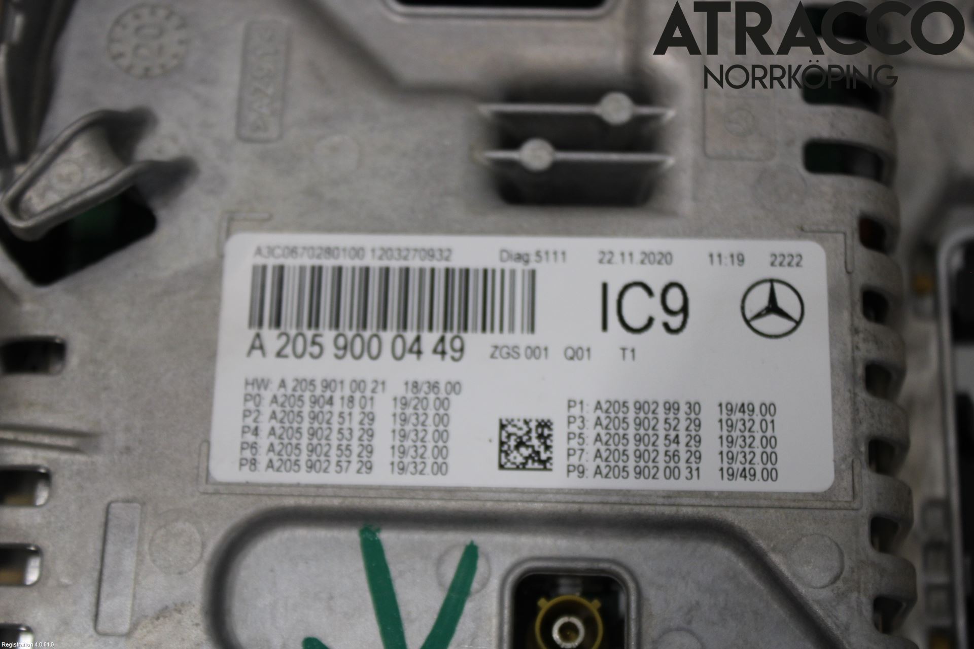 Mercedes-Benz MB GLC-KLASS (X253/C253) 15-22 Instr Kombinert