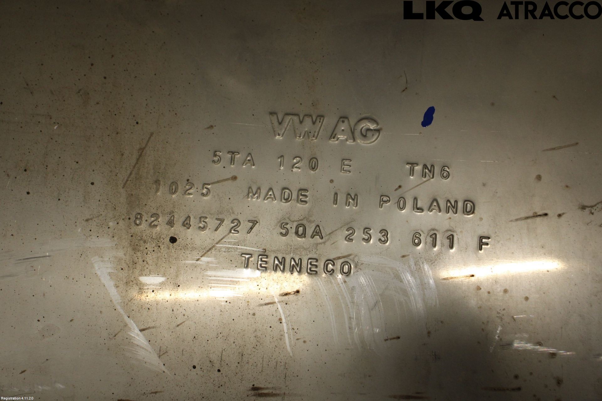 Volkswagen VW TOURAN 16- Eksos Anlegg Kompl