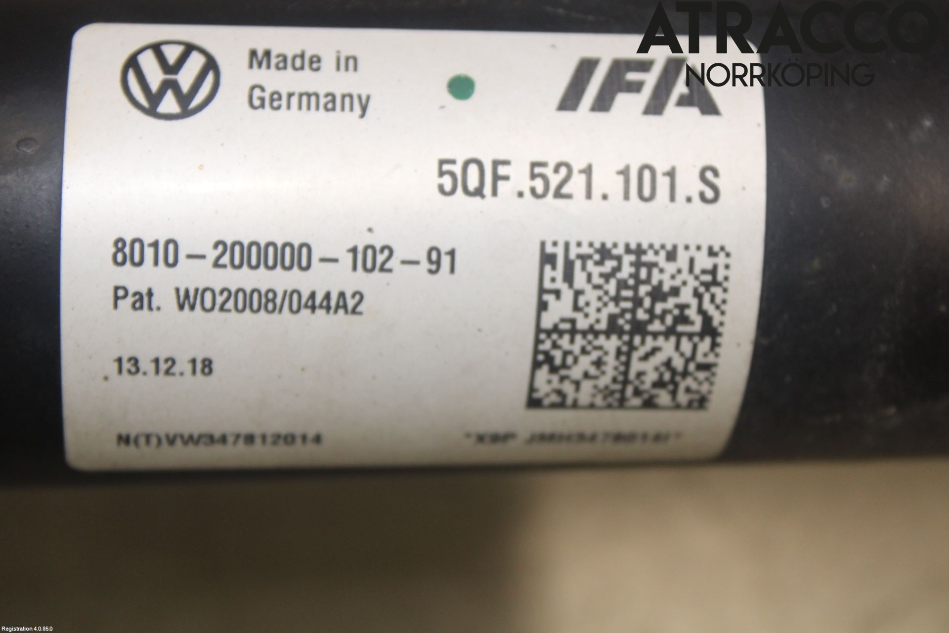 Seat TARRACO 19- Mellomaksel Kompl