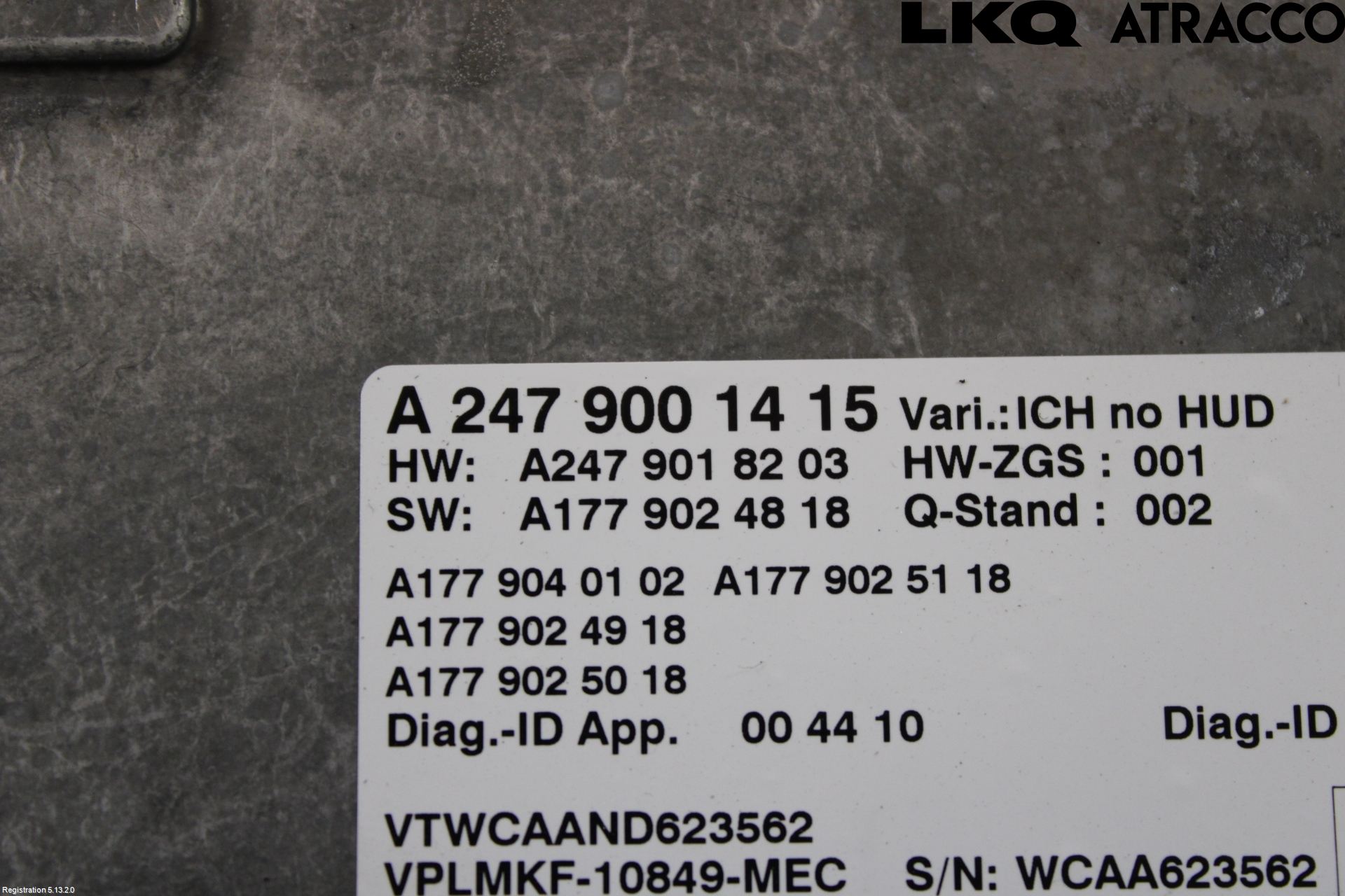 Mercedes-Benz MB EQA (H243) 21- Styreenhet Øvrig