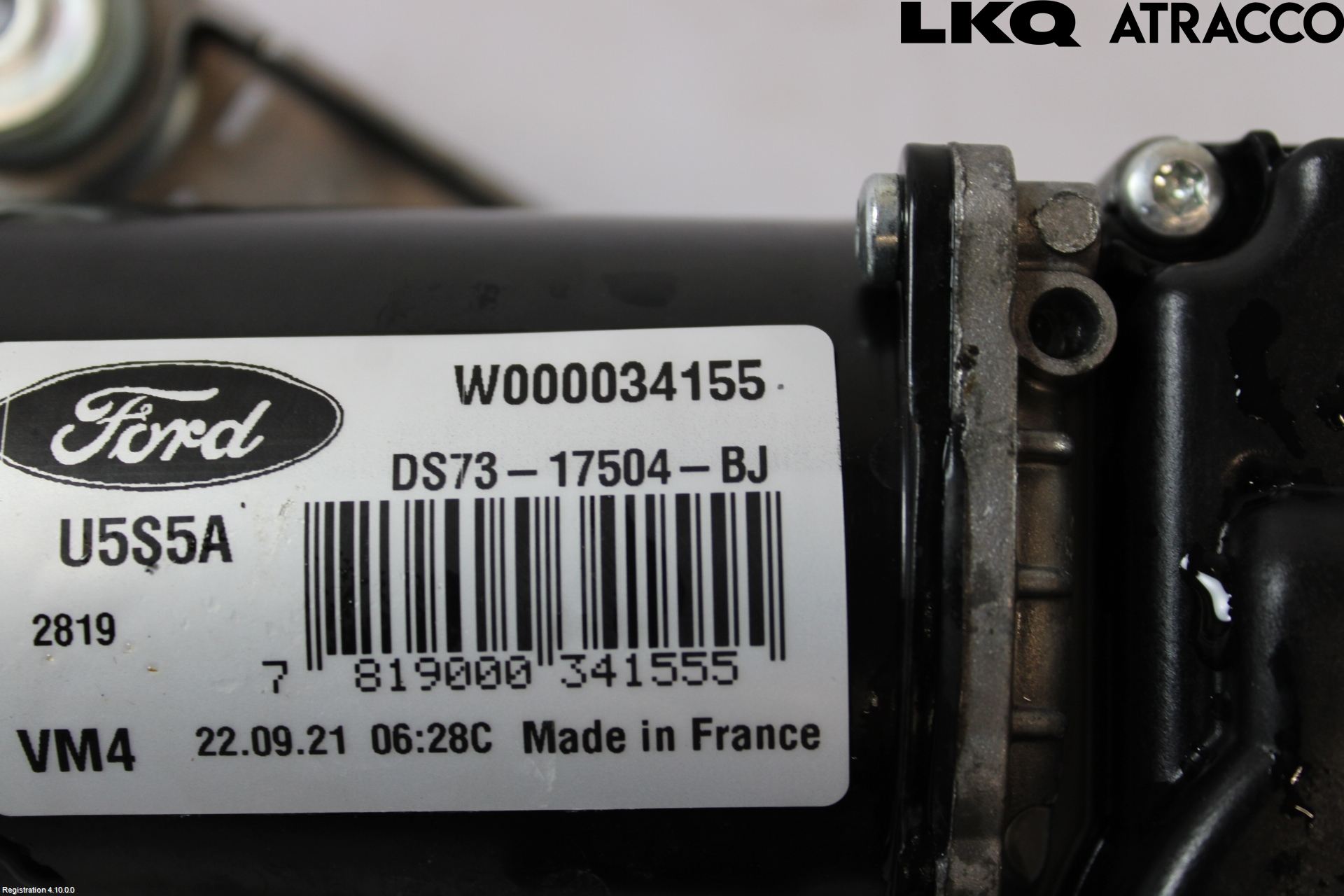 Ford MONDEO 15-22 Viskermotor Frontrute