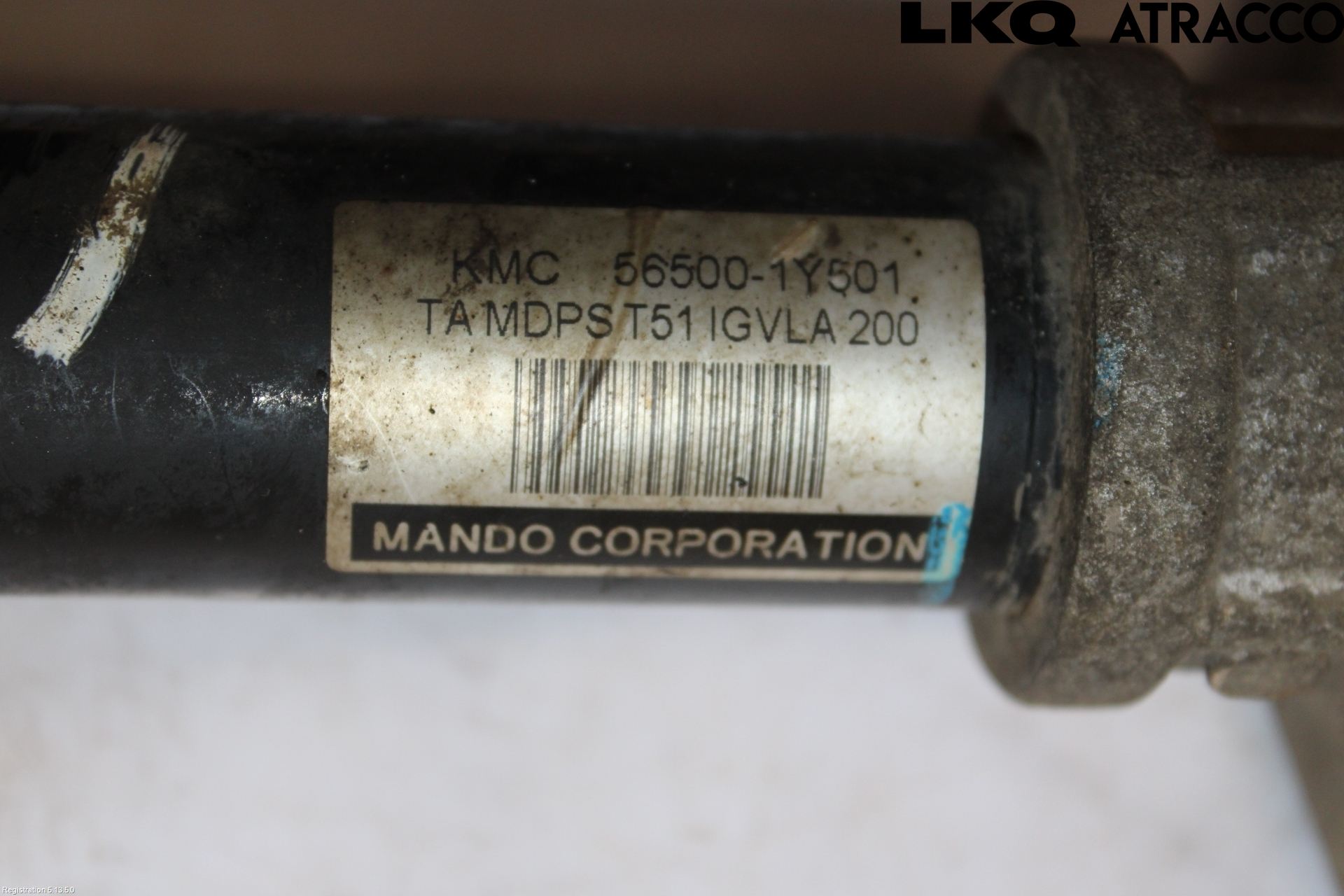 Kia PICANTO 12-17 Servo Snekke - Tannstang