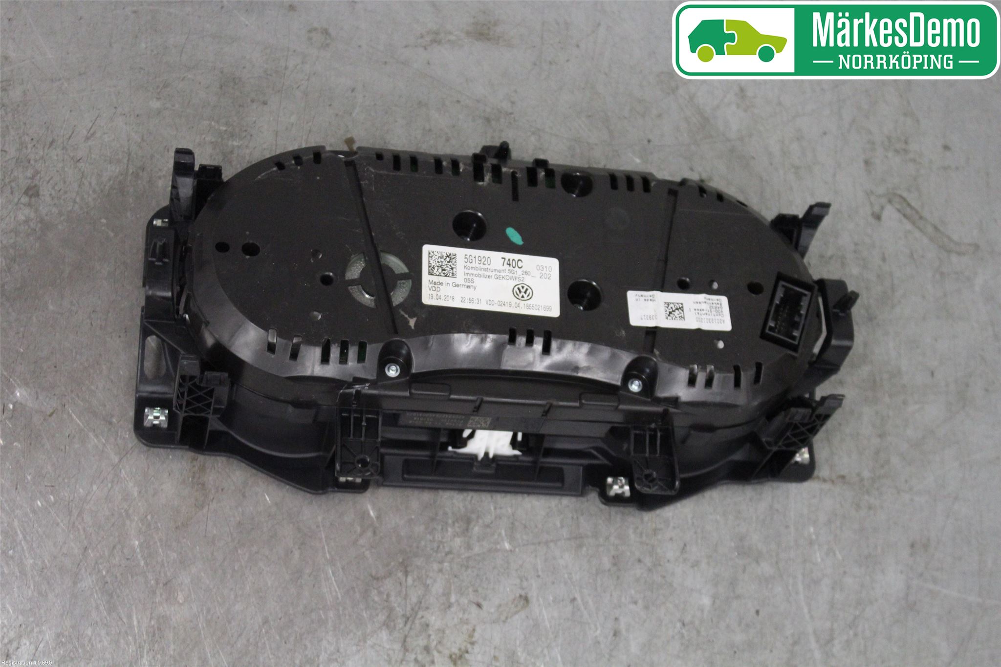 Volkswagen VW GOLF / E-GOLF VII 13-20 Instr Kombinert