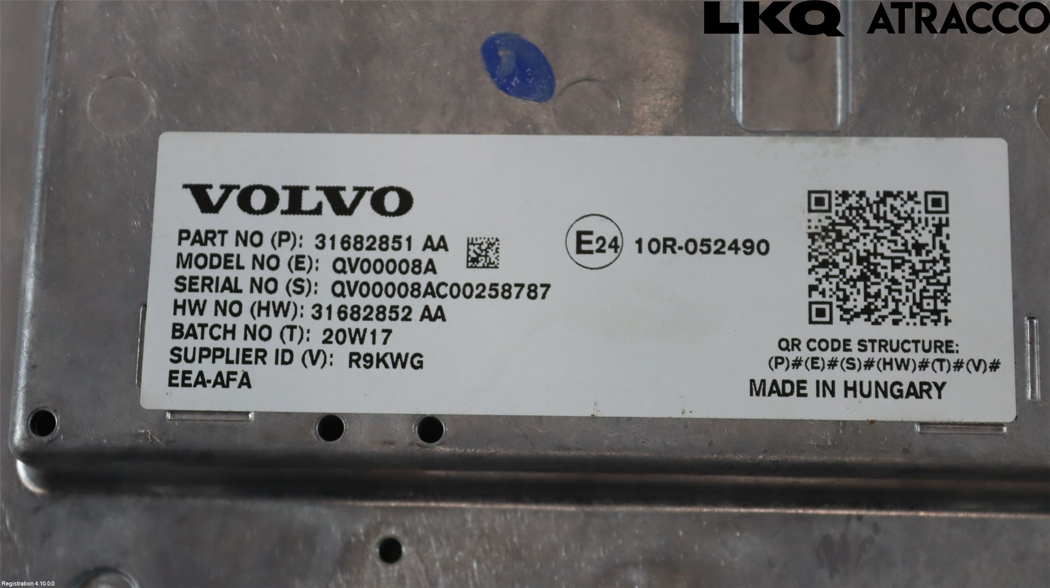 Volvo V90 17->> Multifunktionsdisplay