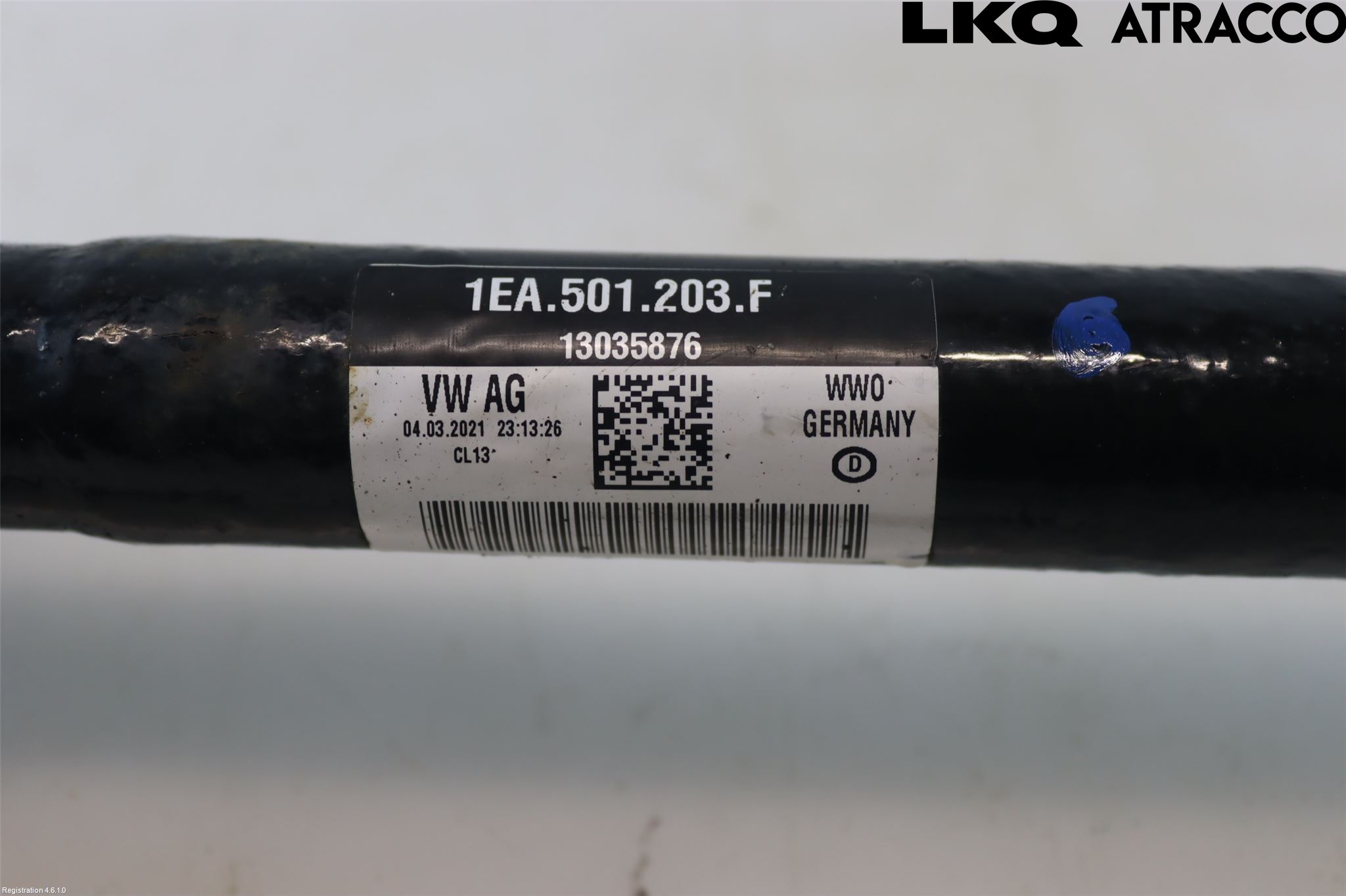 Volkswagen VW ID.4 21- Drivaksel Bak Kompl Venstre