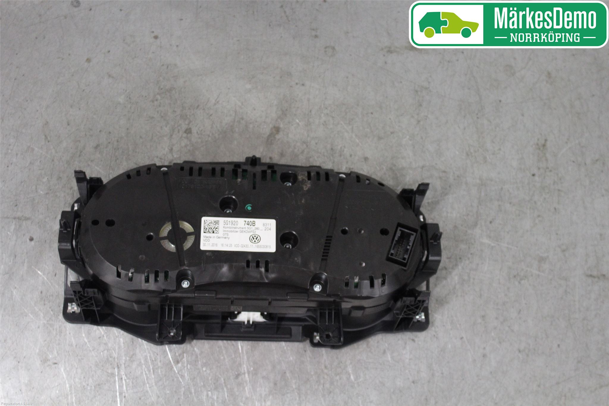 Volkswagen VW GOLF / E-GOLF VII 13-20 Instr Kombinert
