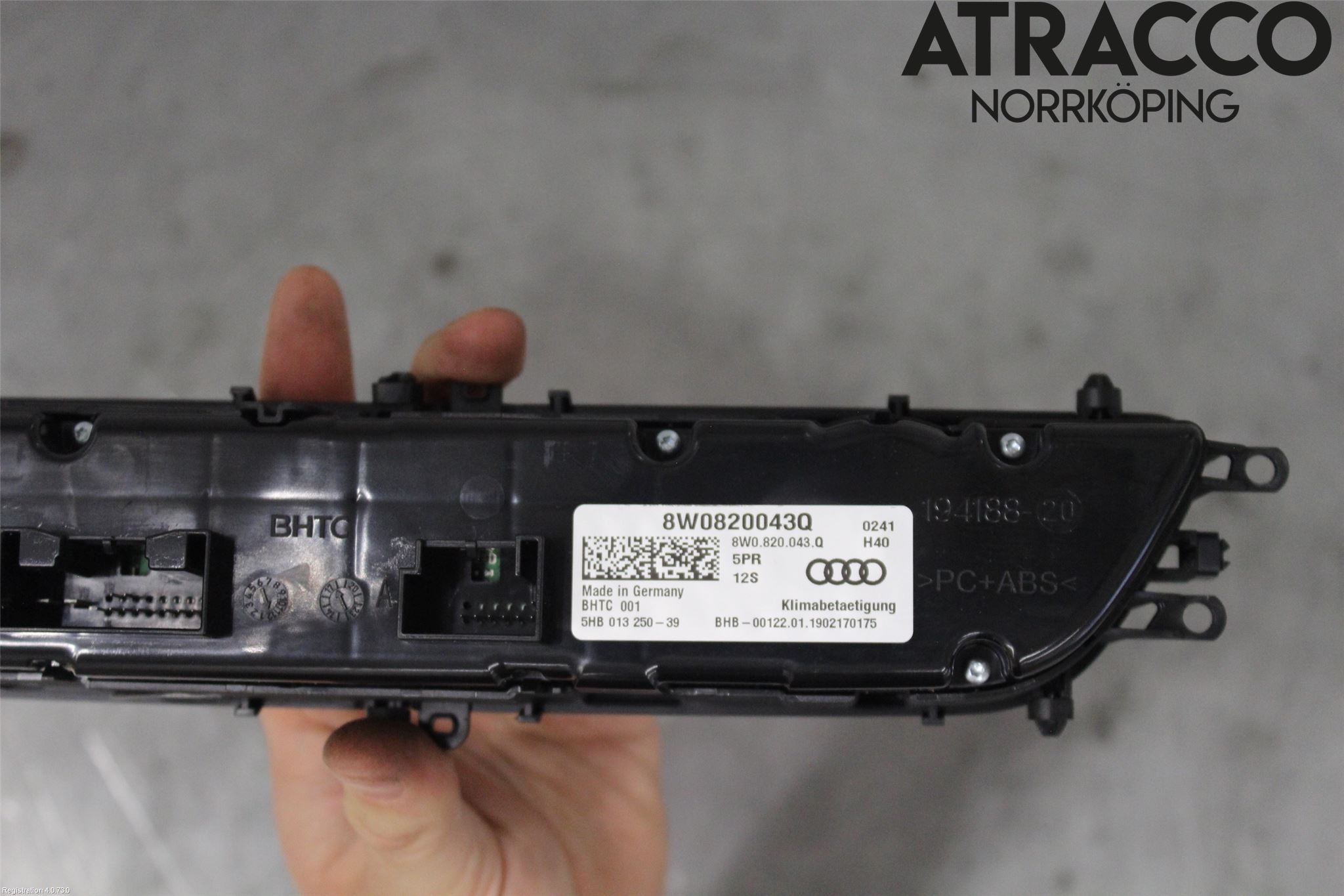 Audi A5 17- Varmeapparat Panel(Regulering)