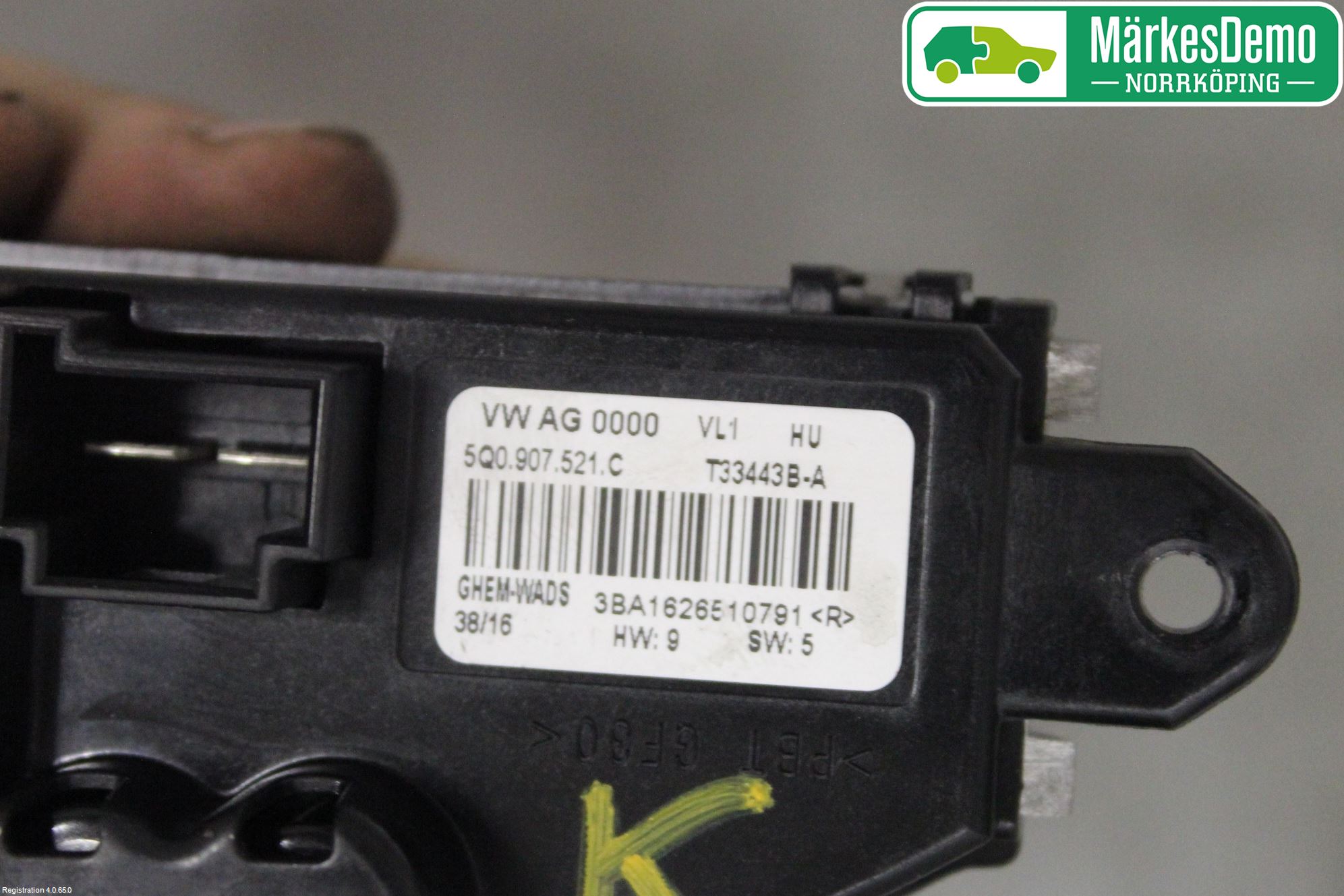 Skoda OCTAVIA (5E) 13-20 Varmeapparat Viftemotstand