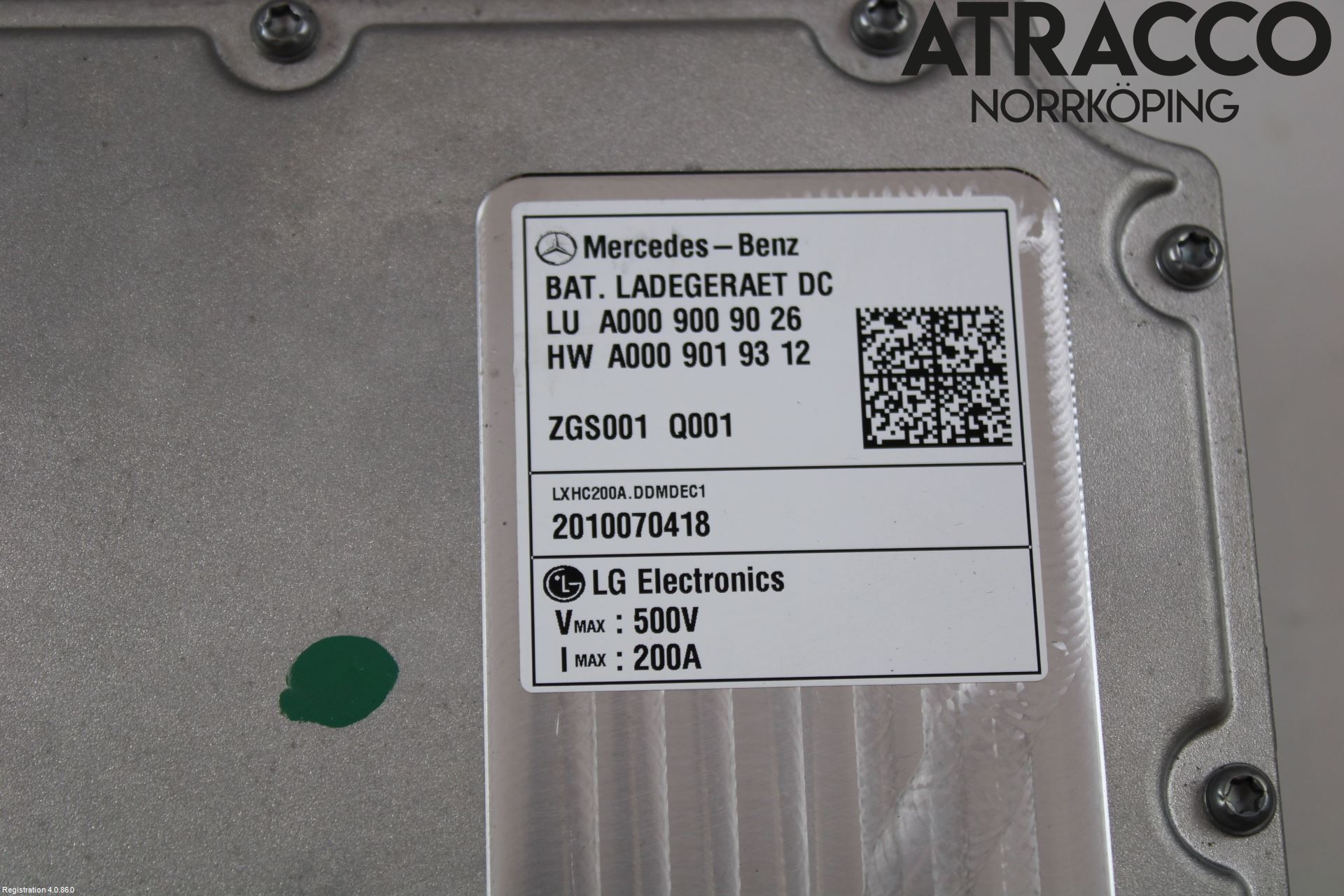 Mercedes-Benz MB EQC (N293) 20- Batterilader Hybrid