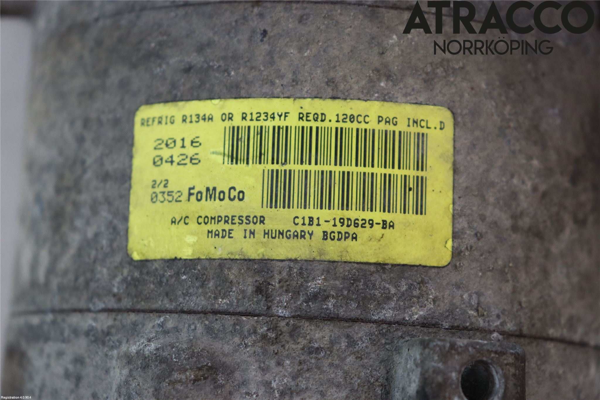 Ford ECOSPORT 17- Varme Ac Kompressor