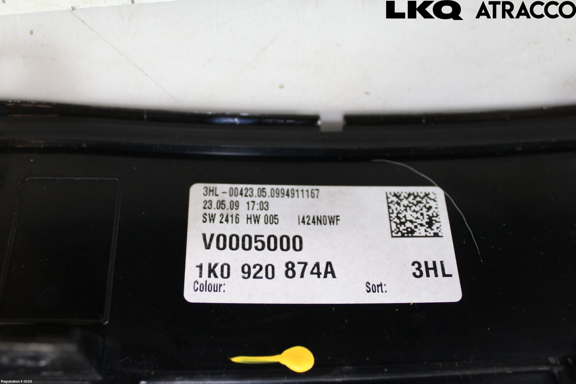 Volkswagen VW GOLF V 04-09 Instr Kombinert