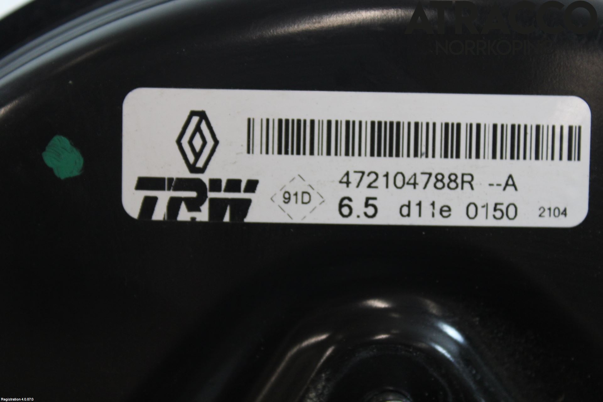 Renault CLIO IV 16-19 Bremseservo