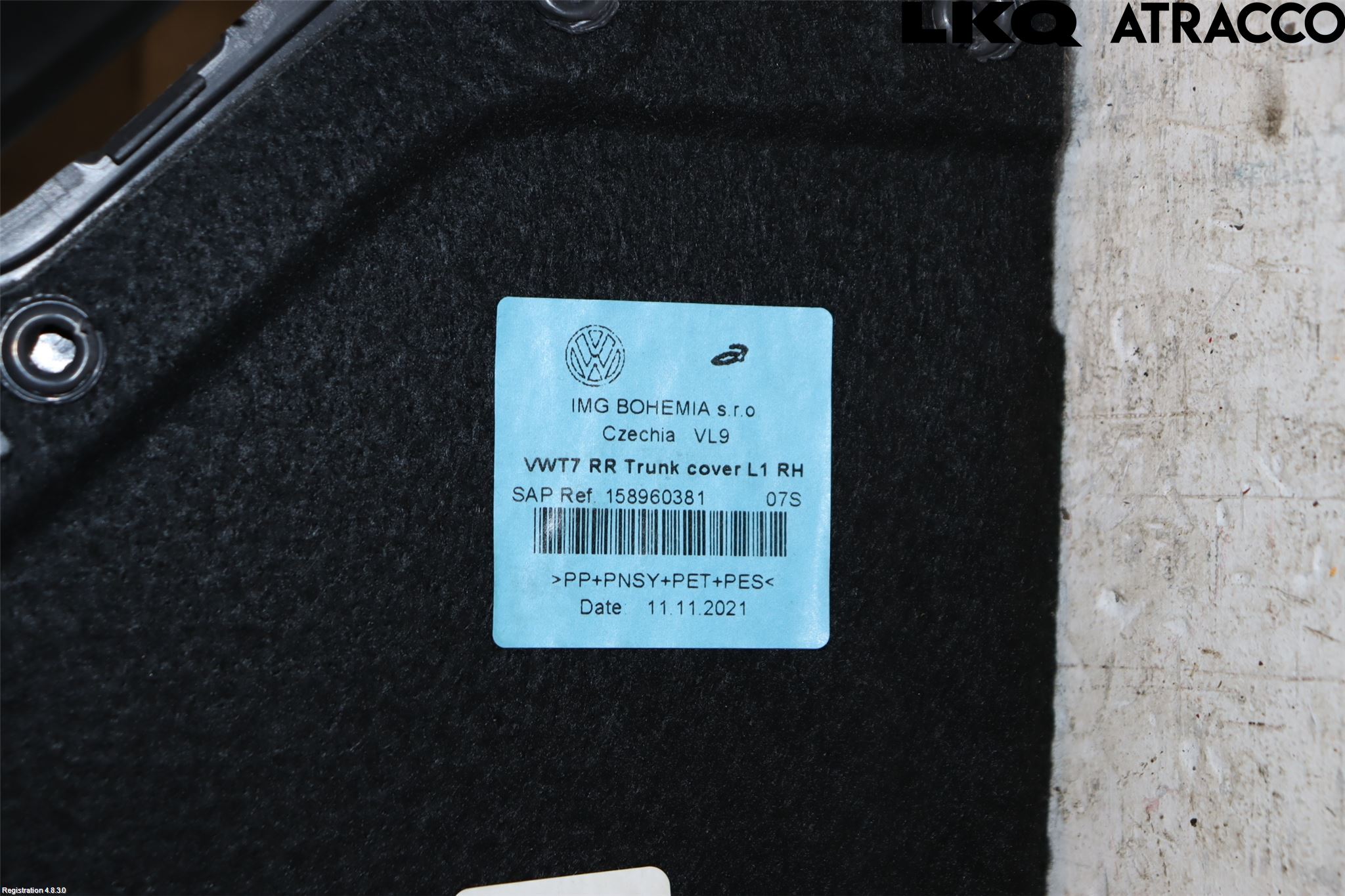 Volkswagen VW TRANSP/CARAVELLE (T7) 22-24 Innr Sidetrekk-Deksel