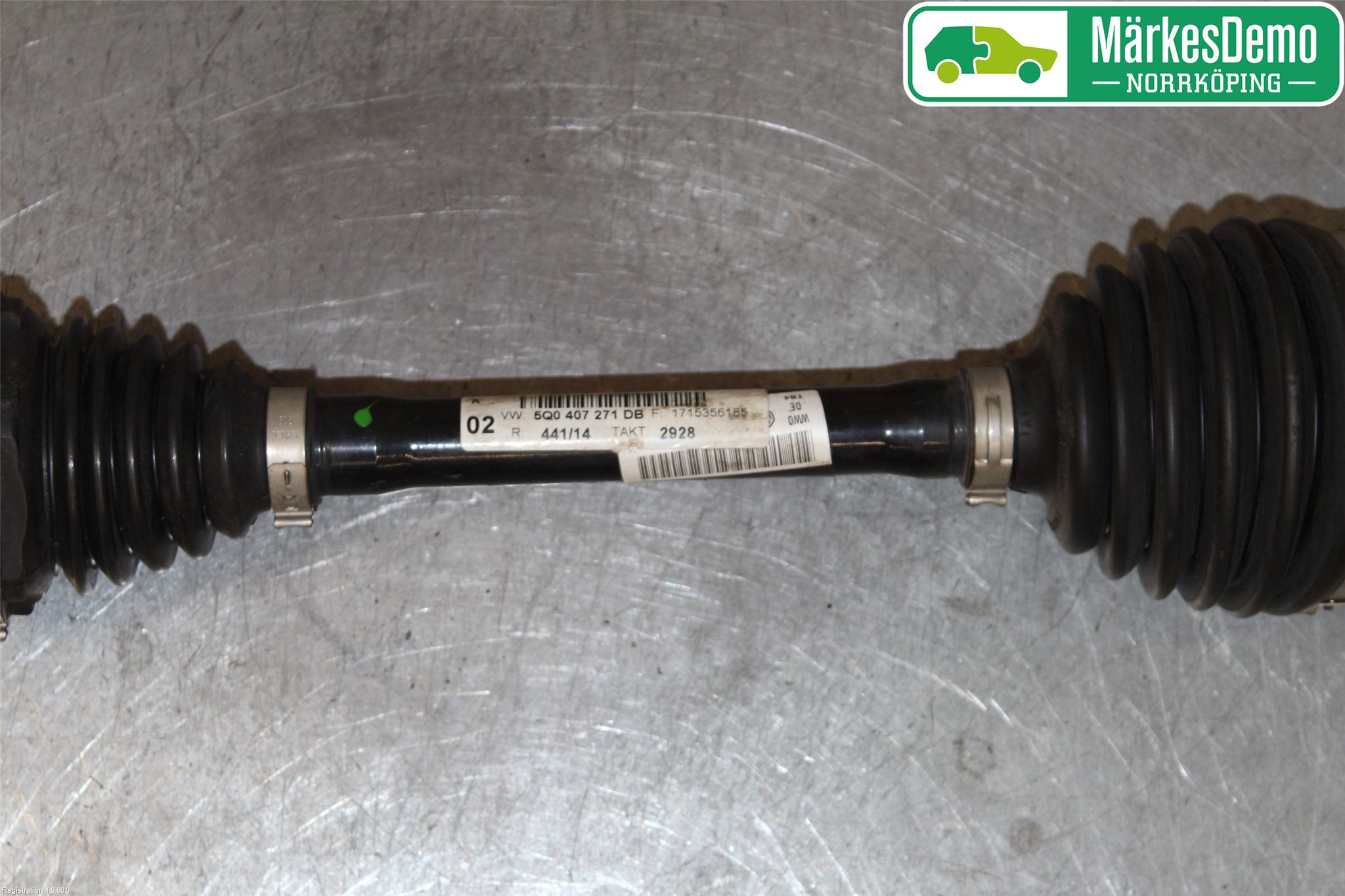 Volkswagen VW GOLF / E-GOLF VII 13-20 Drivaksel Foran Kompl Venstre