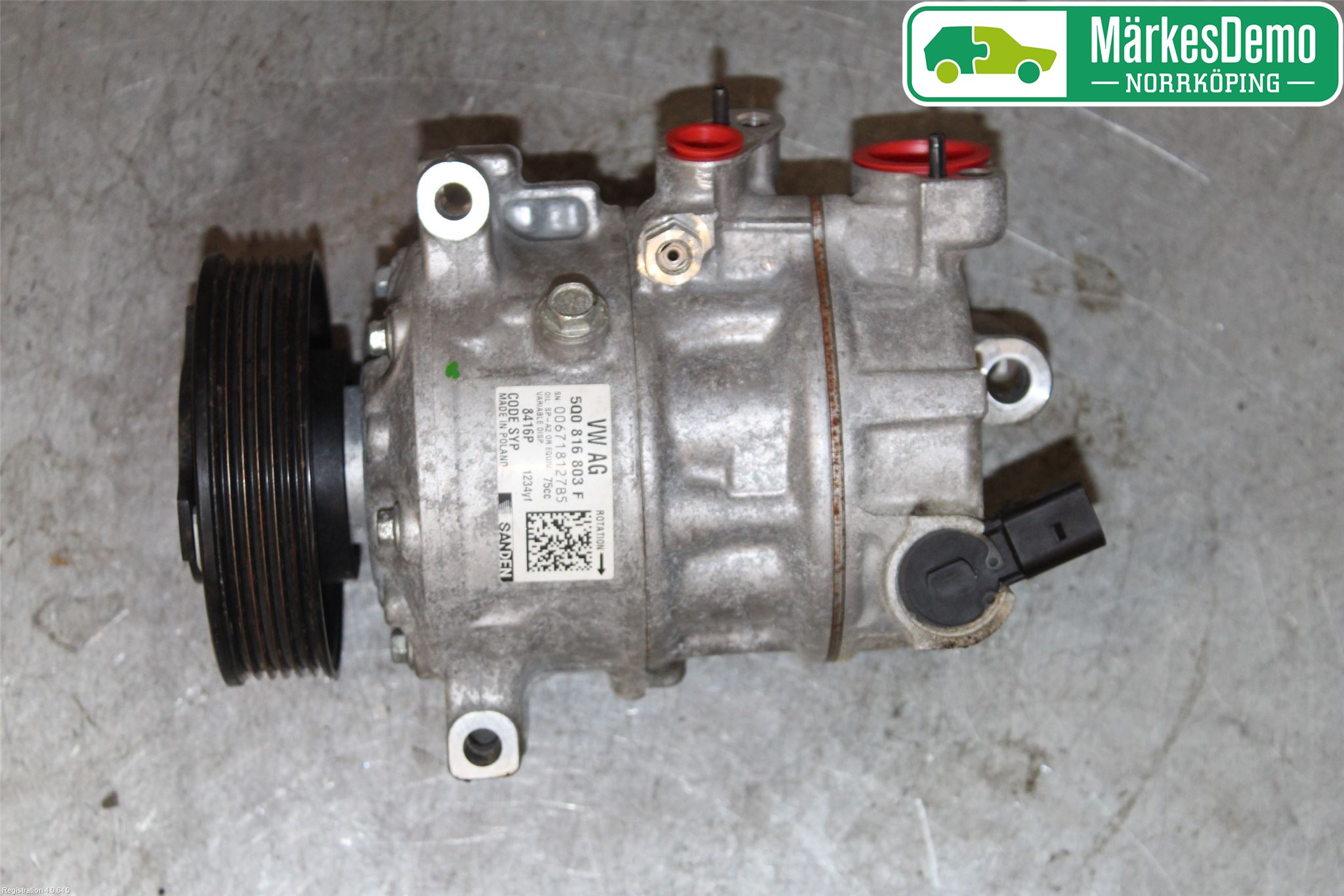 Skoda FABIA 15-21 Varme Ac Kompressor