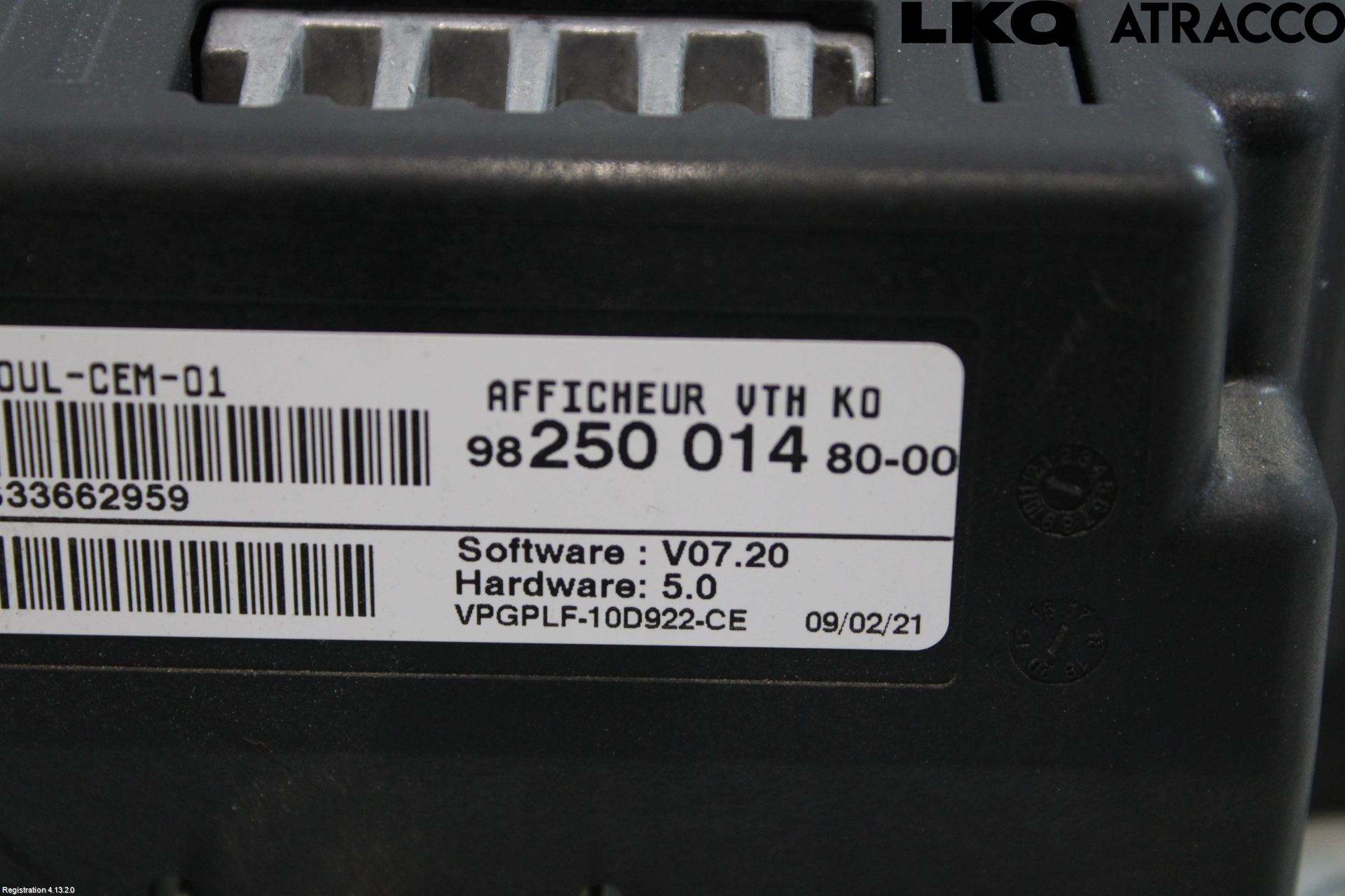 Toyota PROACE II 16- Multifunktionsdisplay