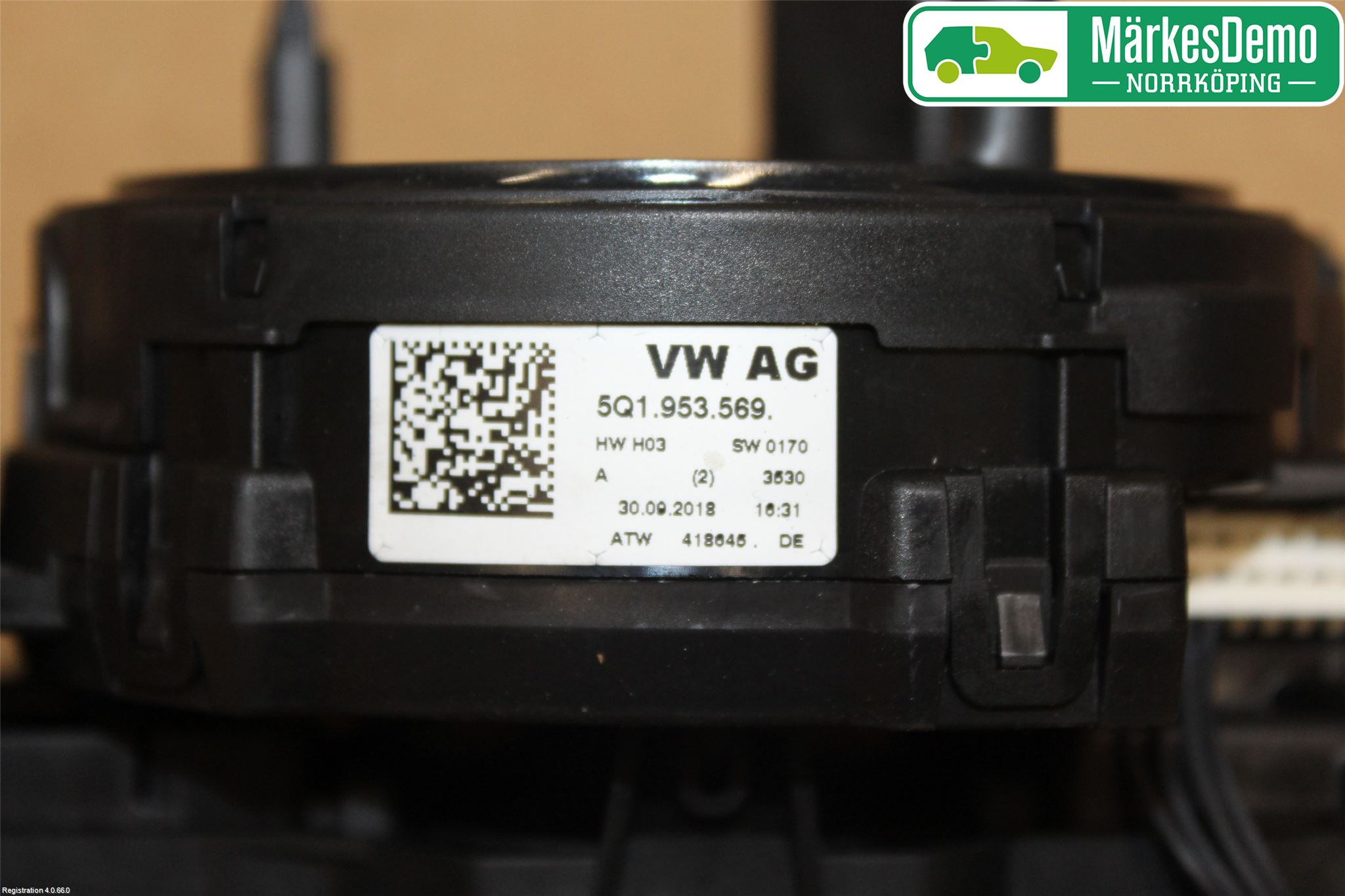 Volkswagen VW GOLF / E-GOLF VII 13-20 Bryter Ratt Kombi H Og V