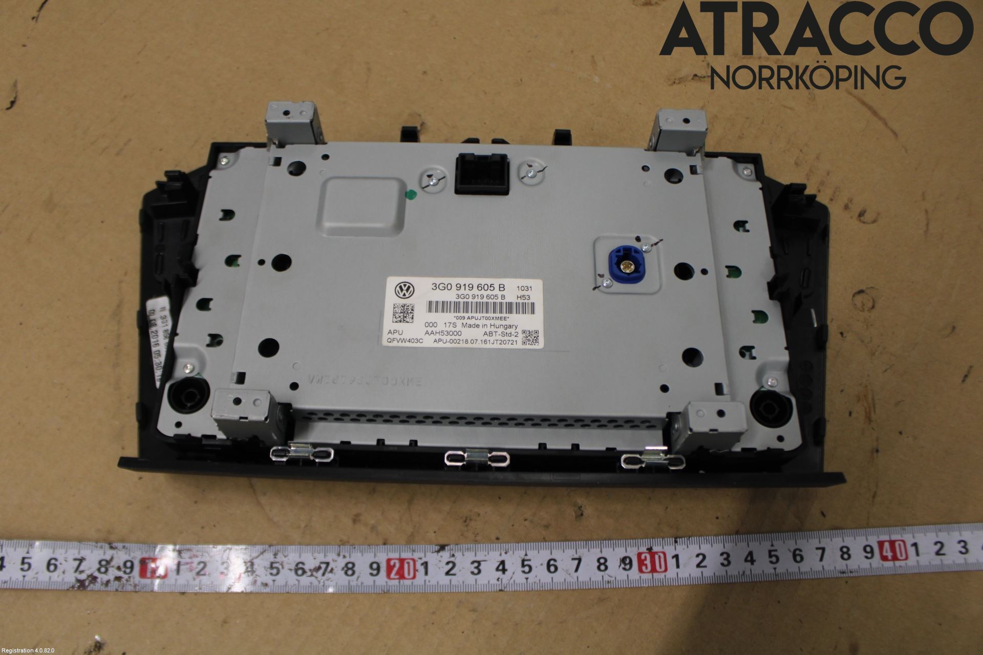 Volkswagen VW PASSAT 15-19 Multifunktionsdisplay