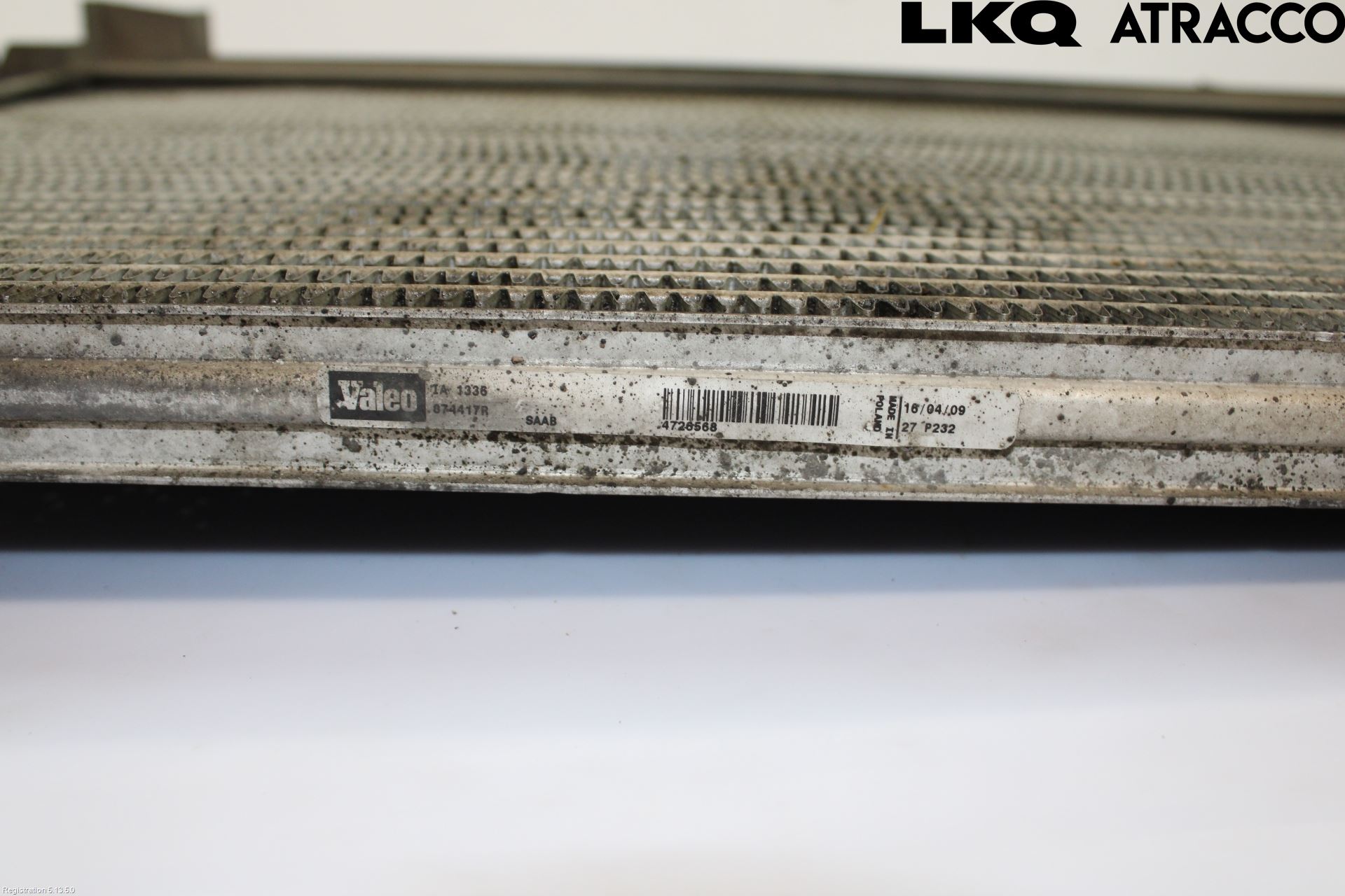 Saab 9-5     06-10 Intercooler Radiator