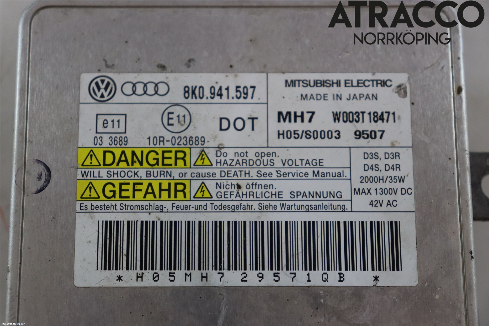 Audi ALLROAD 06-11 Styreenhet Xenon