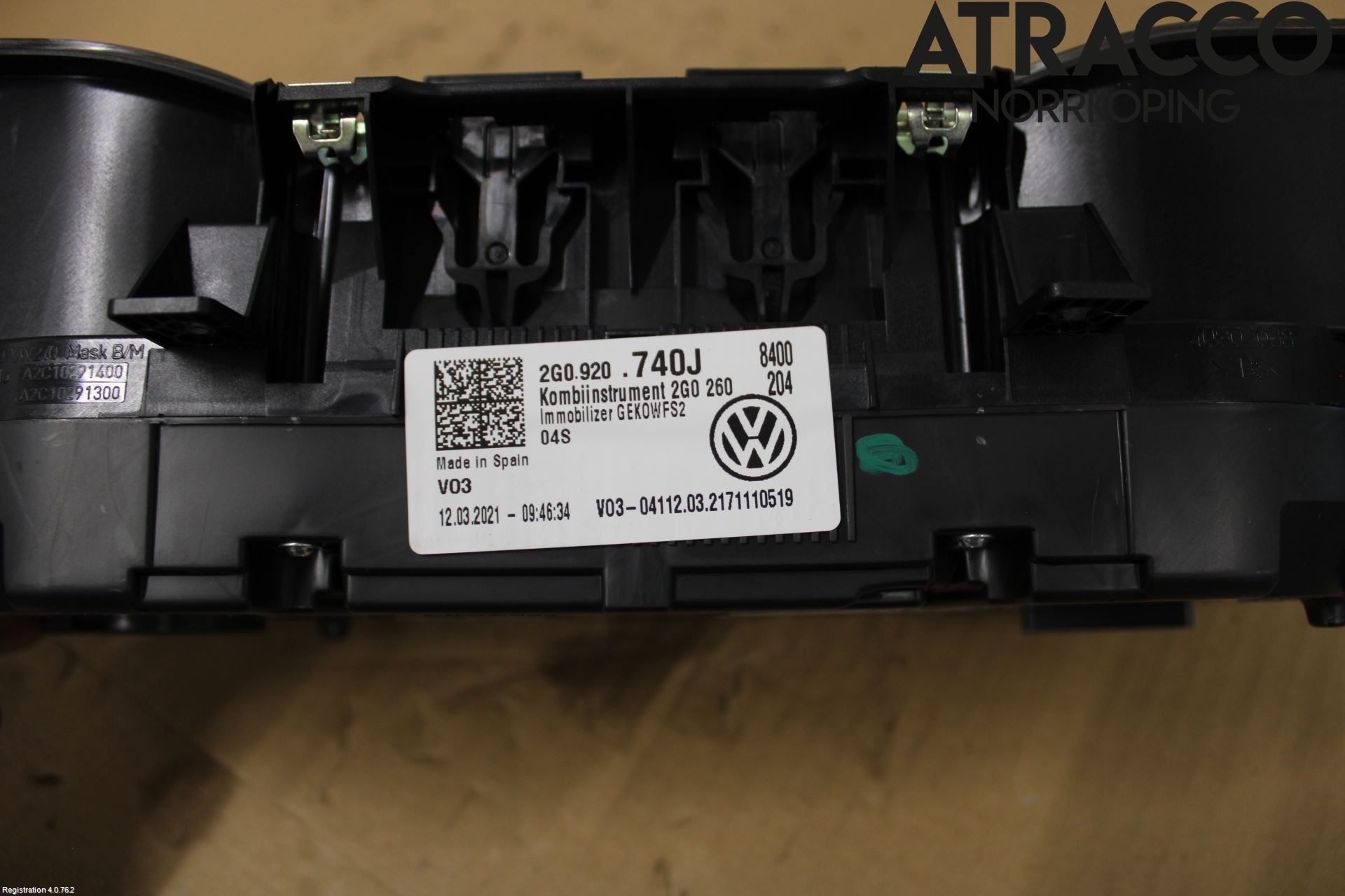 Volkswagen VW T-CROSS 19- Instr Kombinert