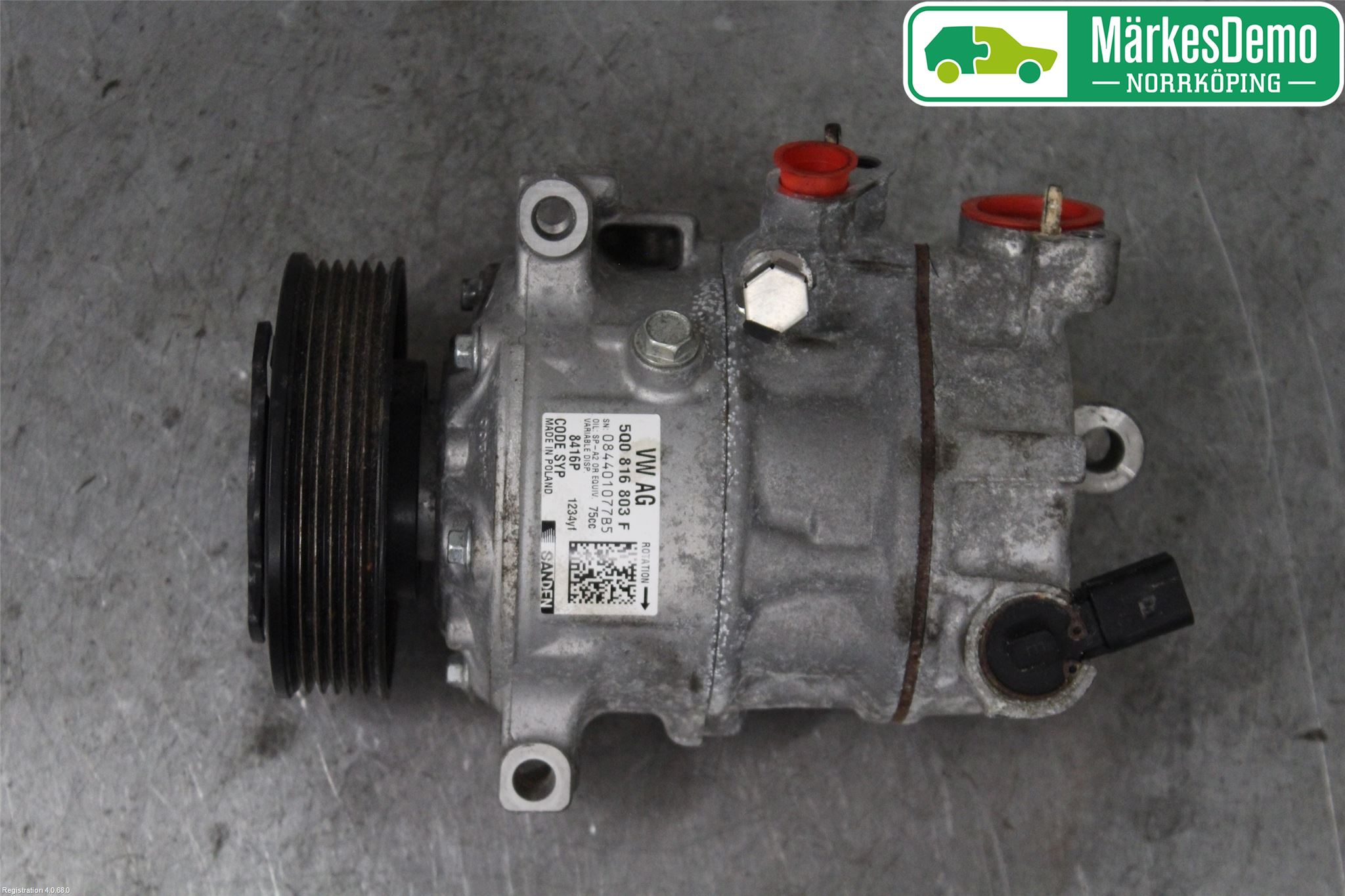 Skoda OCTAVIA (5E) 13-20 Varme Ac Kompressor