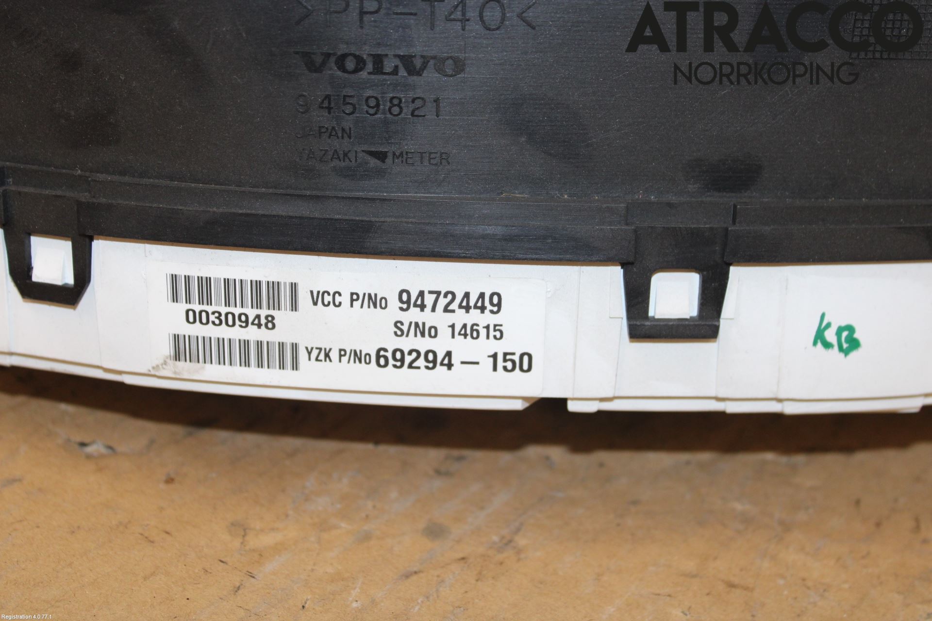 Volvo S80 99-03 Instr Kombinert
