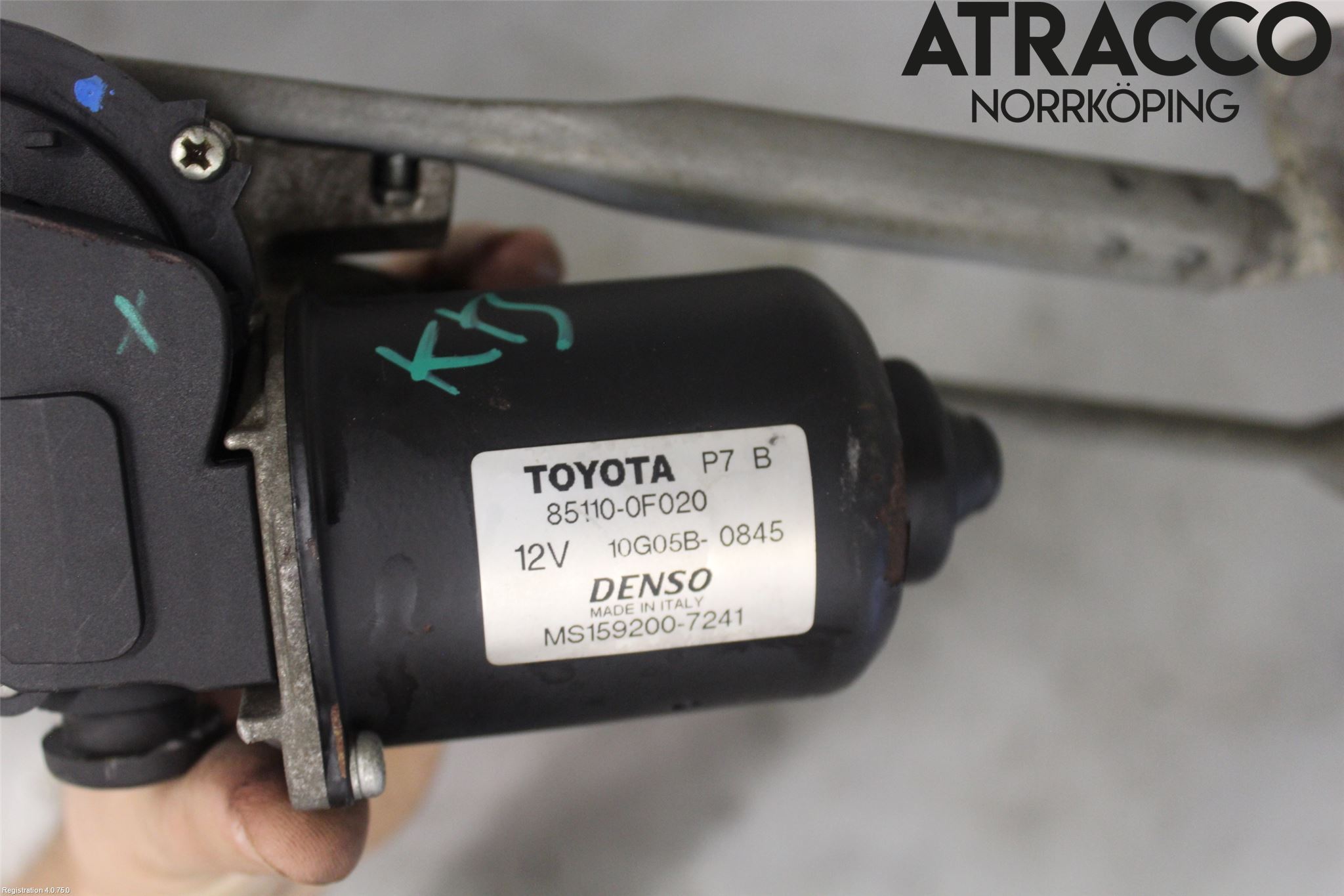 Toyota COROLLA VERSO 04-07 Viskeroverføring Frontrute