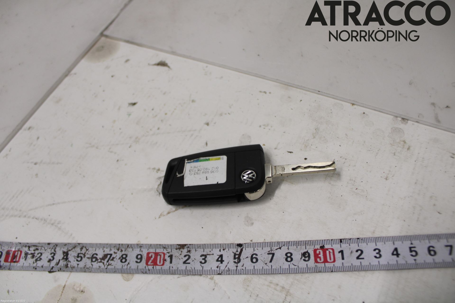 Volkswagen VW POLO 10-17 Nøkkel Fjernkontroll -Alarm