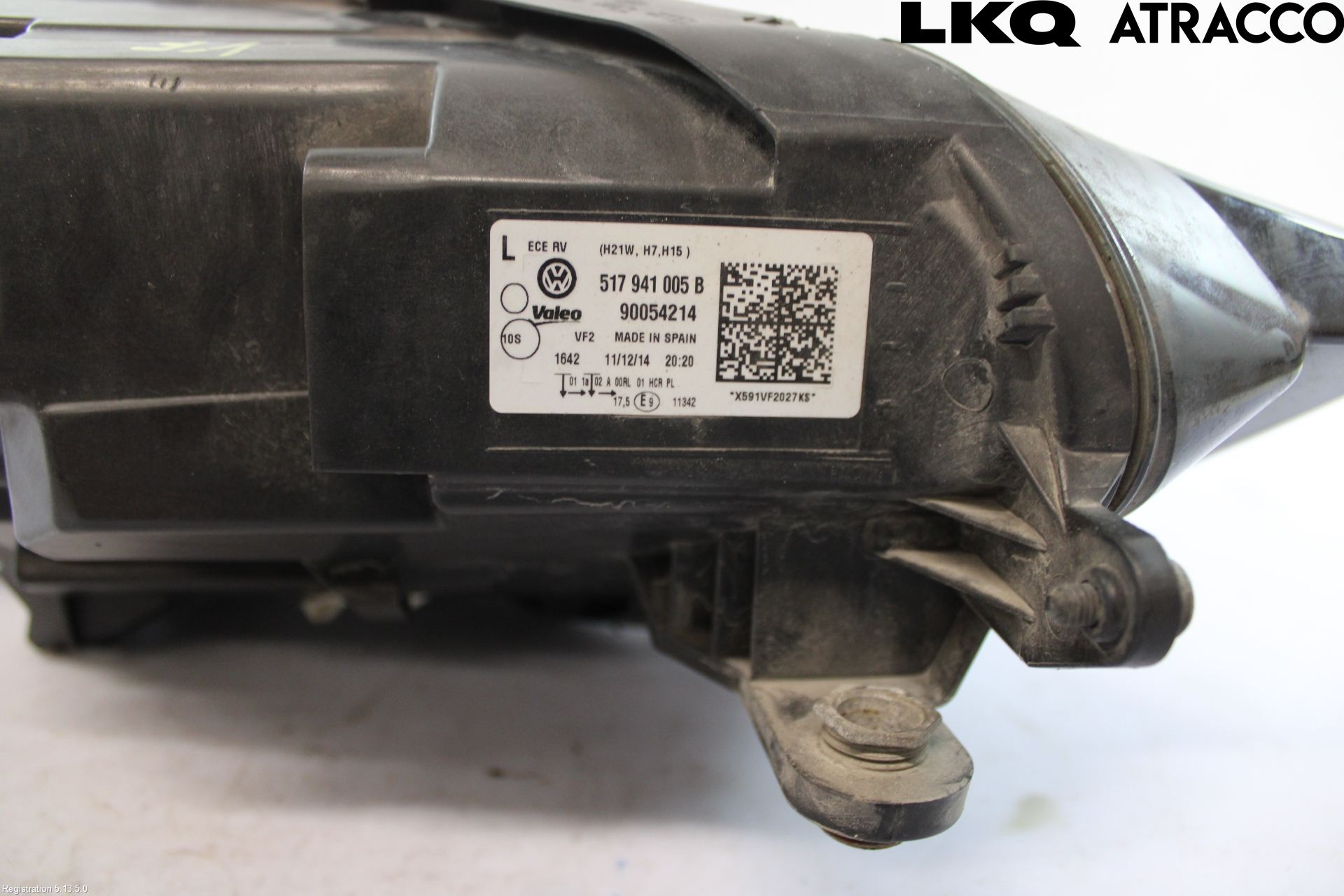 Volkswagen VW GOLF SPORTSVAN 15-20 Frontlykt Venstre