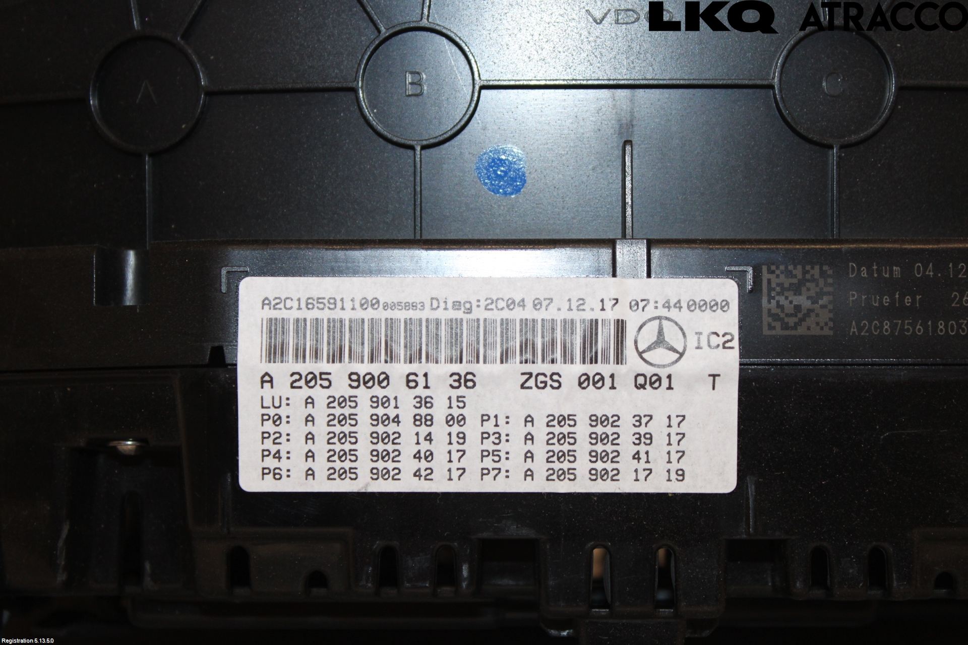 Mercedes-Benz MB GLC-KLASS (X253/C253) 15-22 Instr Kombinert
