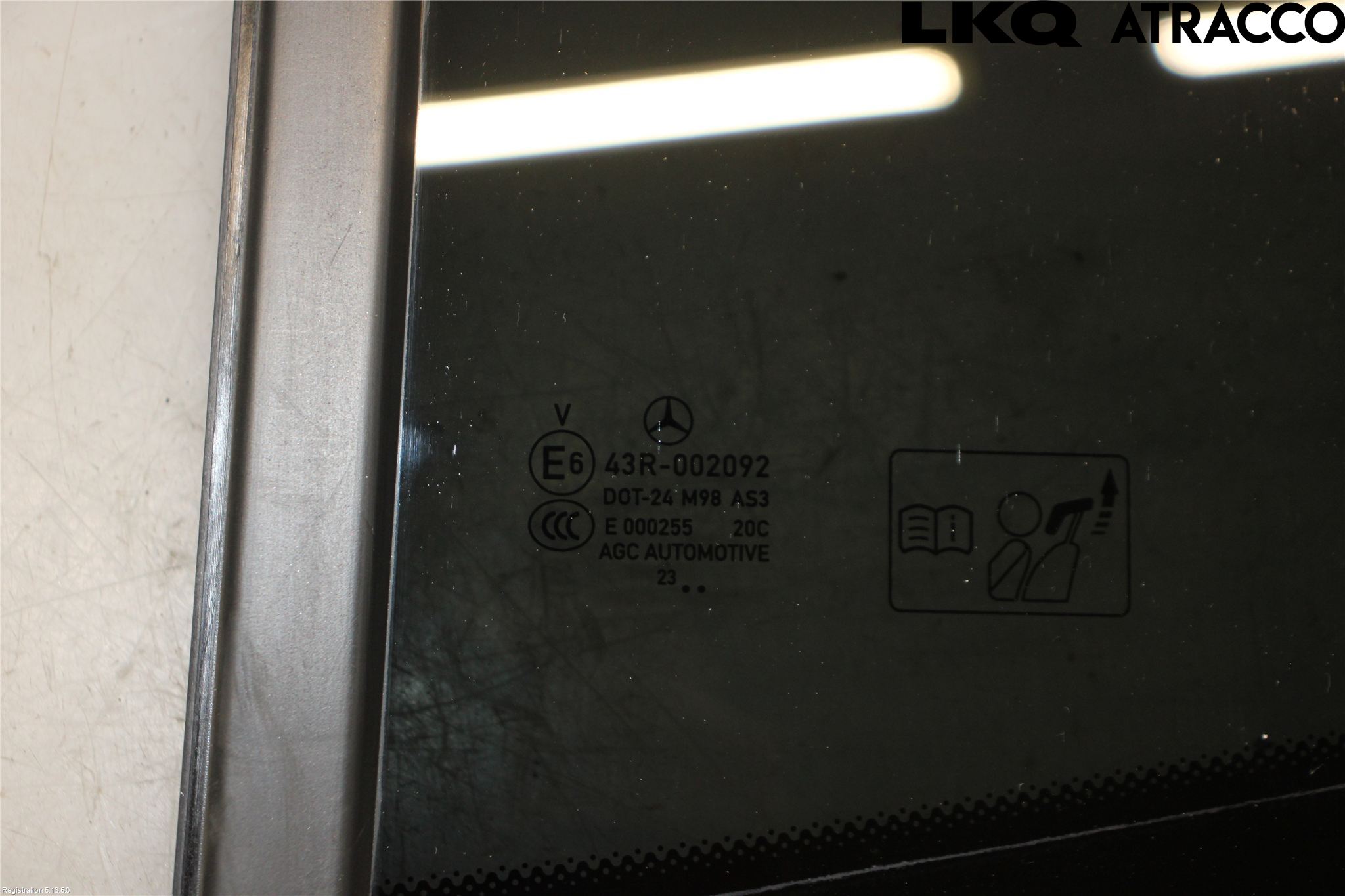 Mercedes-Benz MB EQB (X243) 22- Dørrute Bak Vens Trekant 4D
