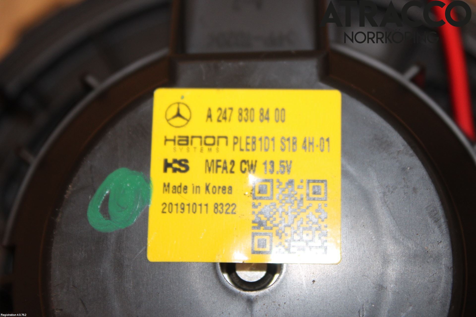 Mercedes-Benz MB CLA-KLASS (C118/X118) 19- Varmeapparat Viftemotor