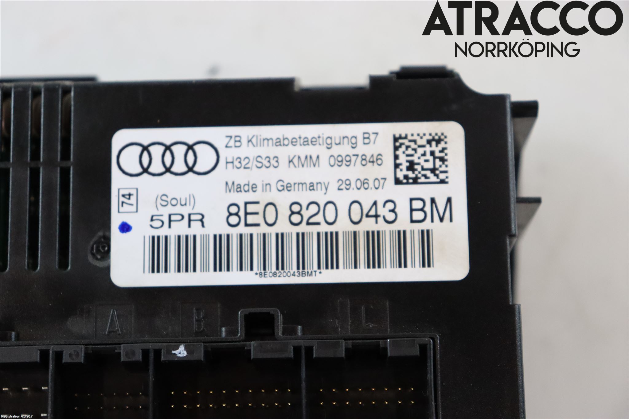 Audi A4/S4 01-05 Varmeapparat Panel(Regulering)