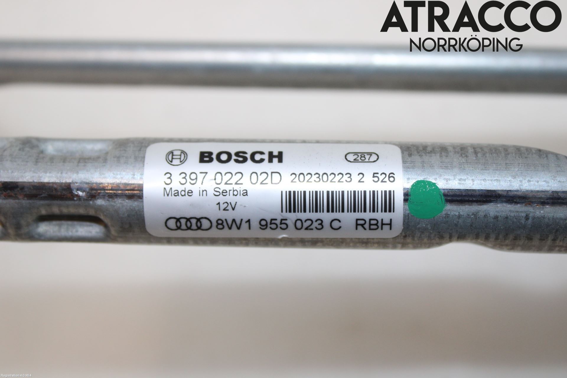 Audi A4/S4 B9 20- Viskeroverføring Frontrute