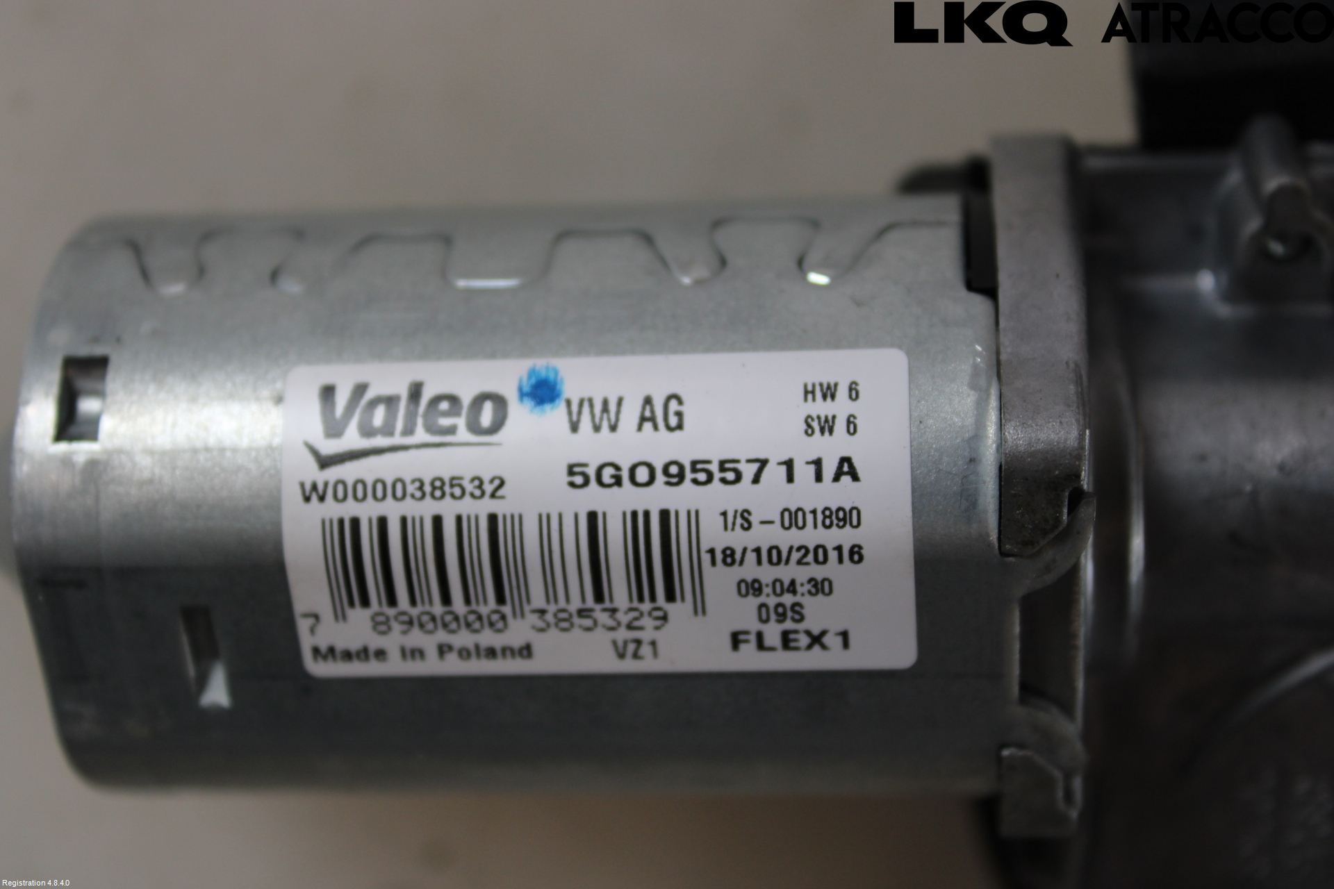Volkswagen VW PASSAT 15-19 Viskermotor Bakluke