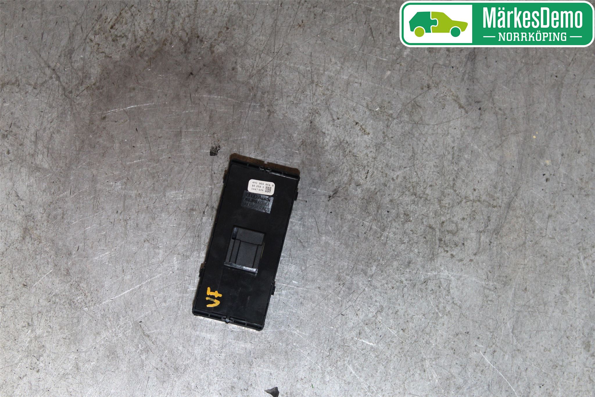 Audi A4/S4 B9 16-19 Bryter Vindusheis