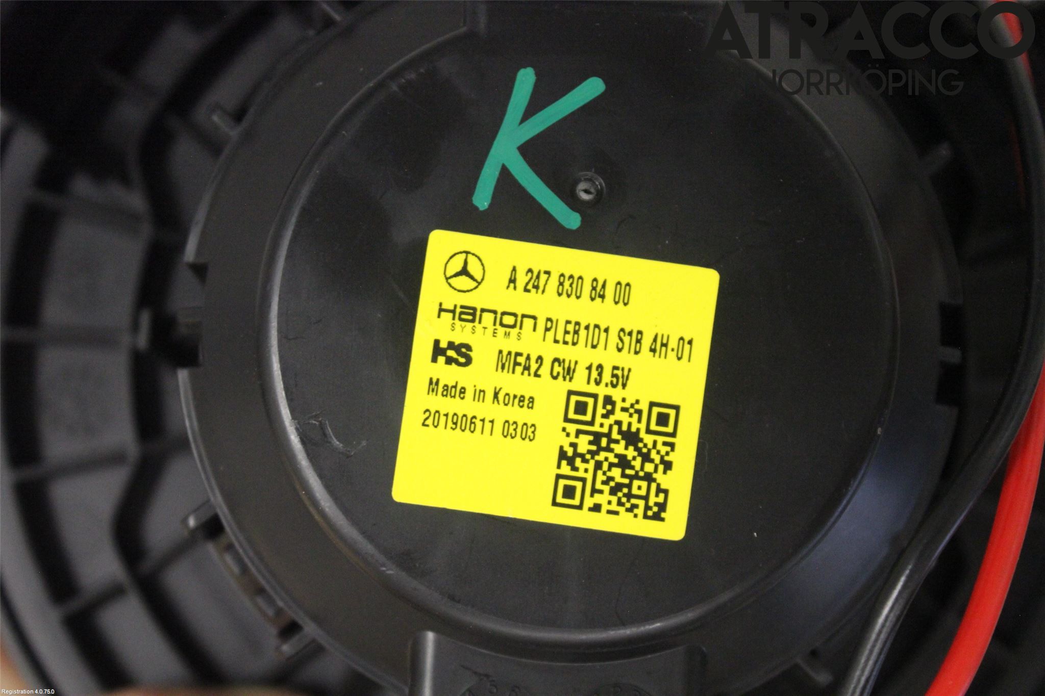 Mercedes-Benz MB A-KLASS (W177) 18- Varmeapparat Viftemotor