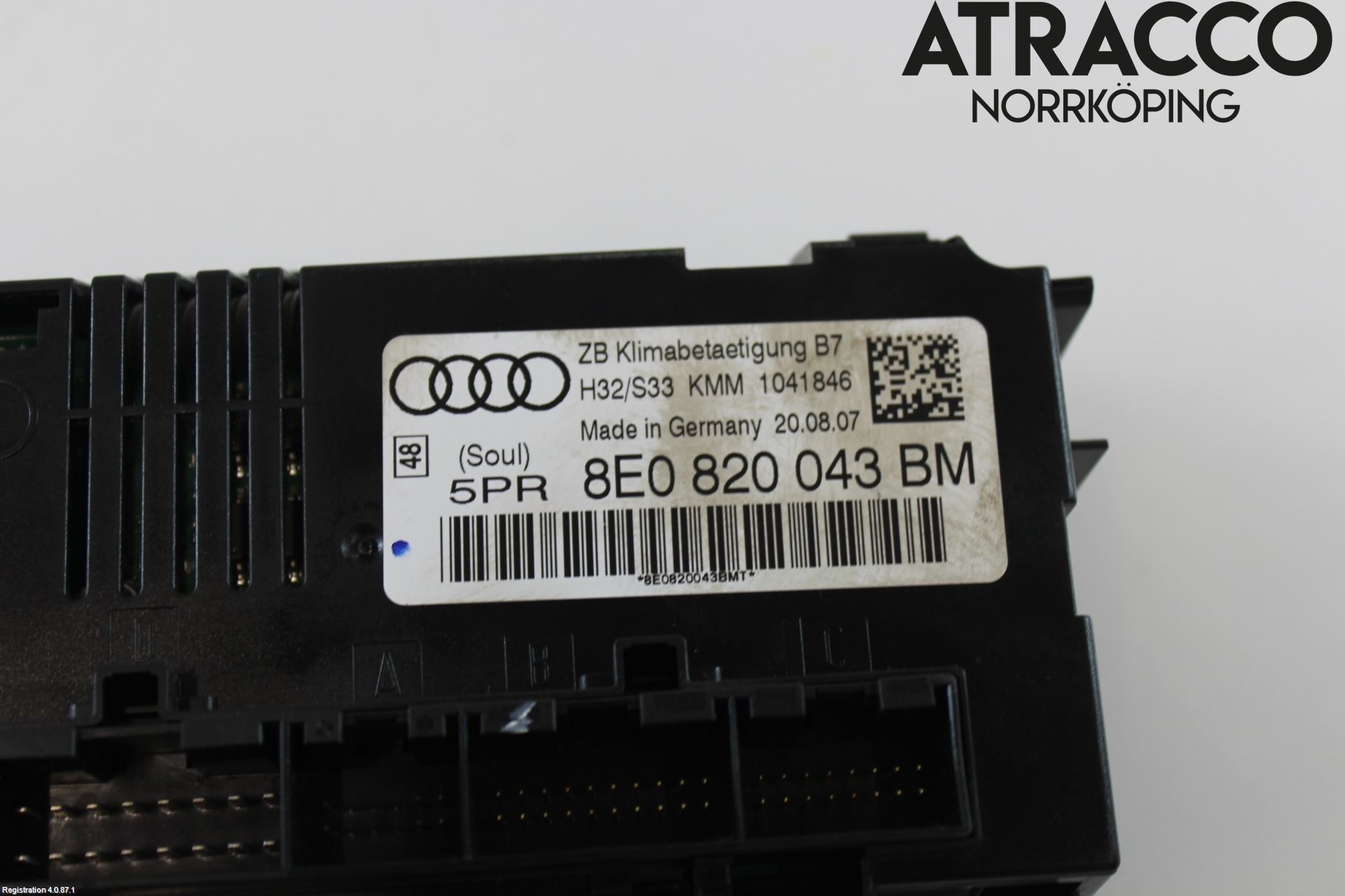 Audi A4/S4 05-07 Varmeapparat Panel(Regulering)