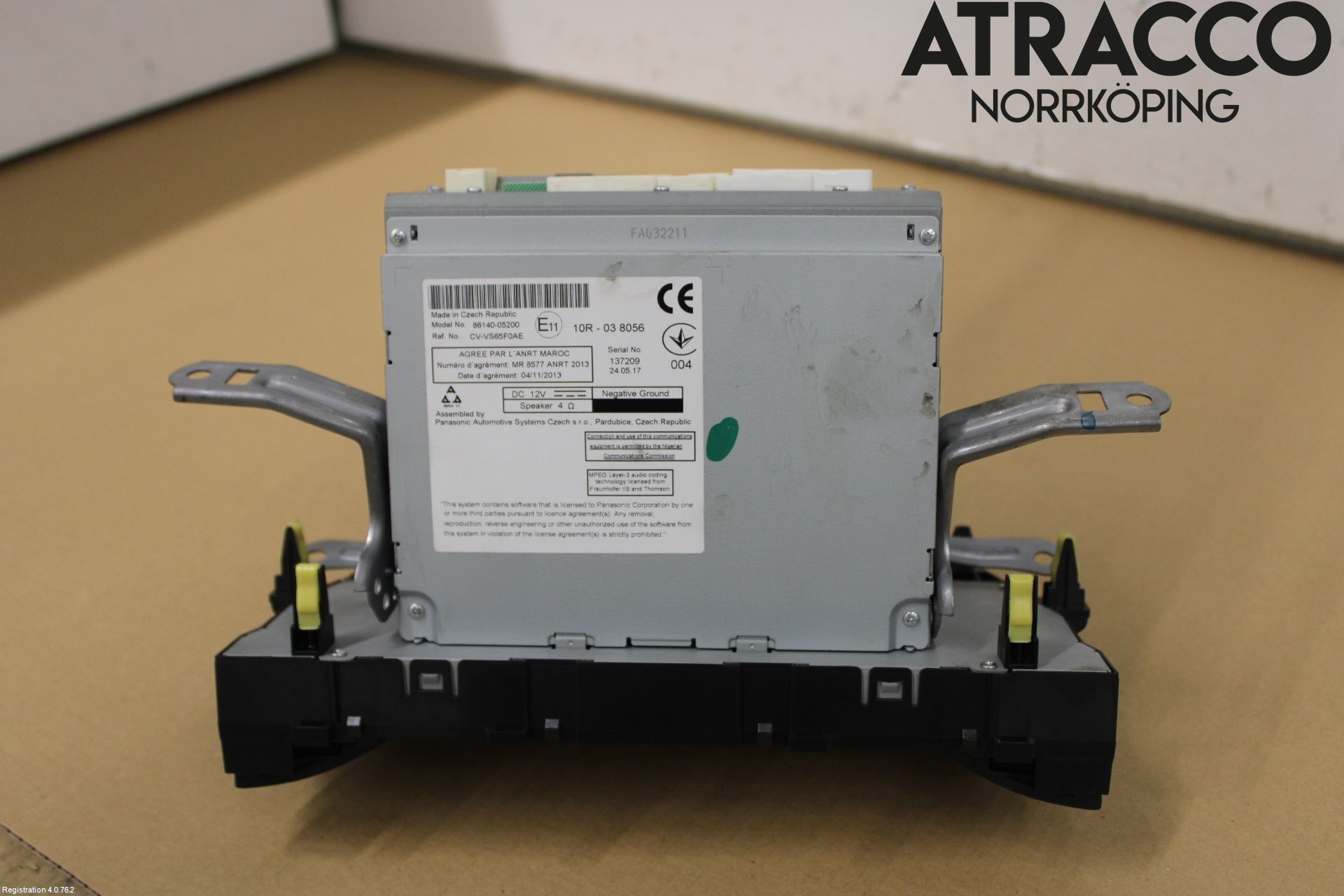 Toyota AVENSIS 16-18 Stereo Radio Med Cd