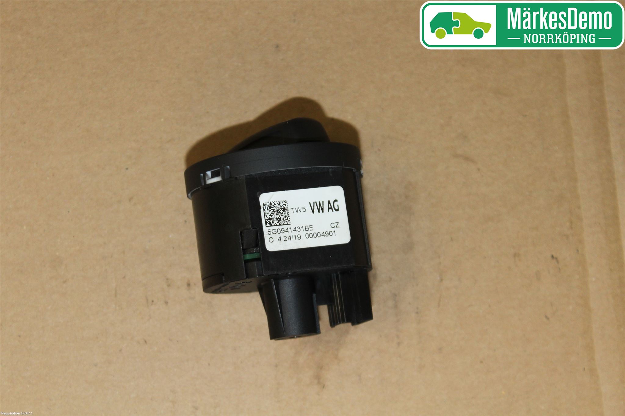 Volkswagen VW GOLF / E-GOLF VII 13-20 Bryter Hovedlys