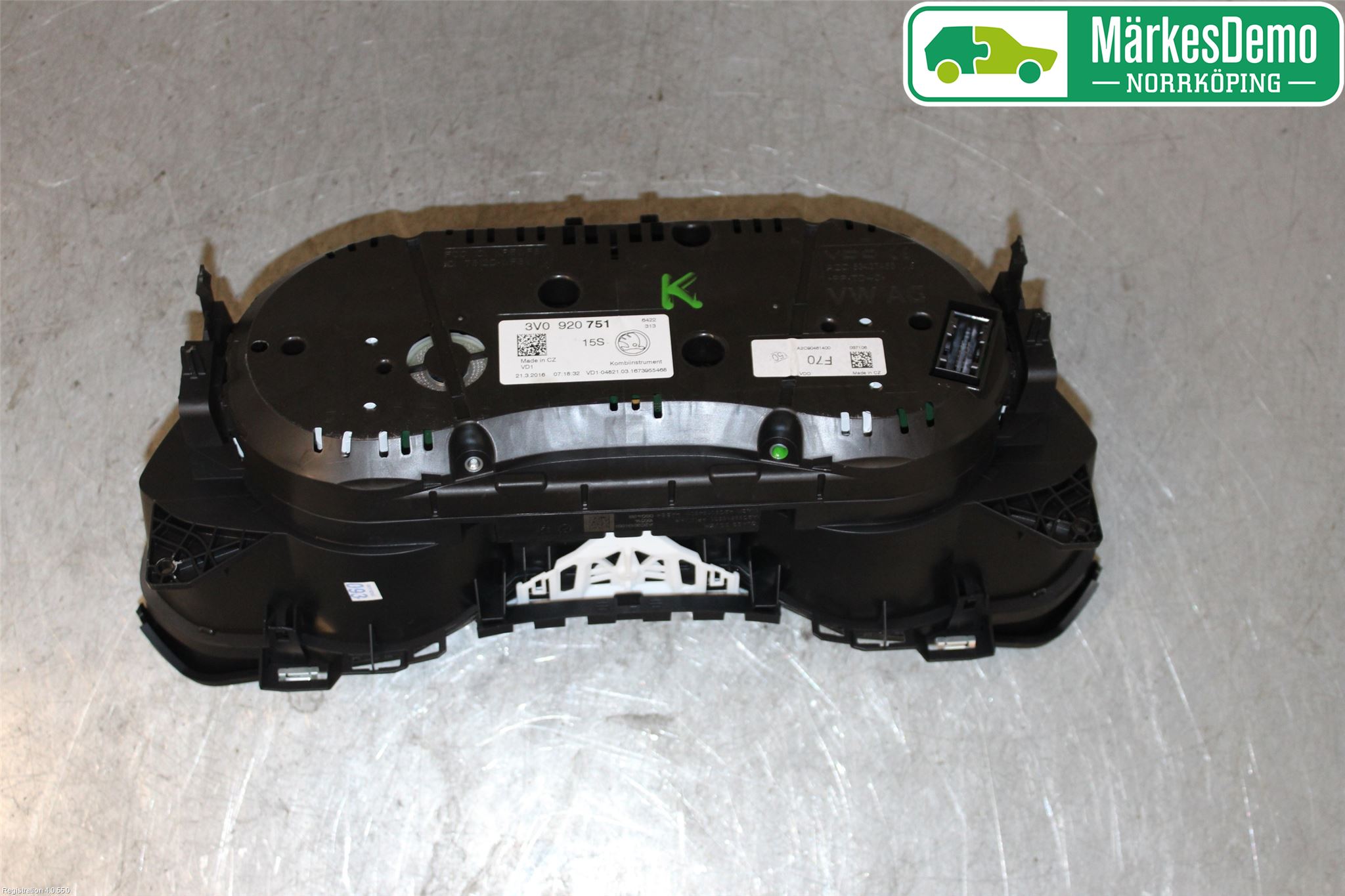 Skoda SUPERB 09-15 Instr Kombinert