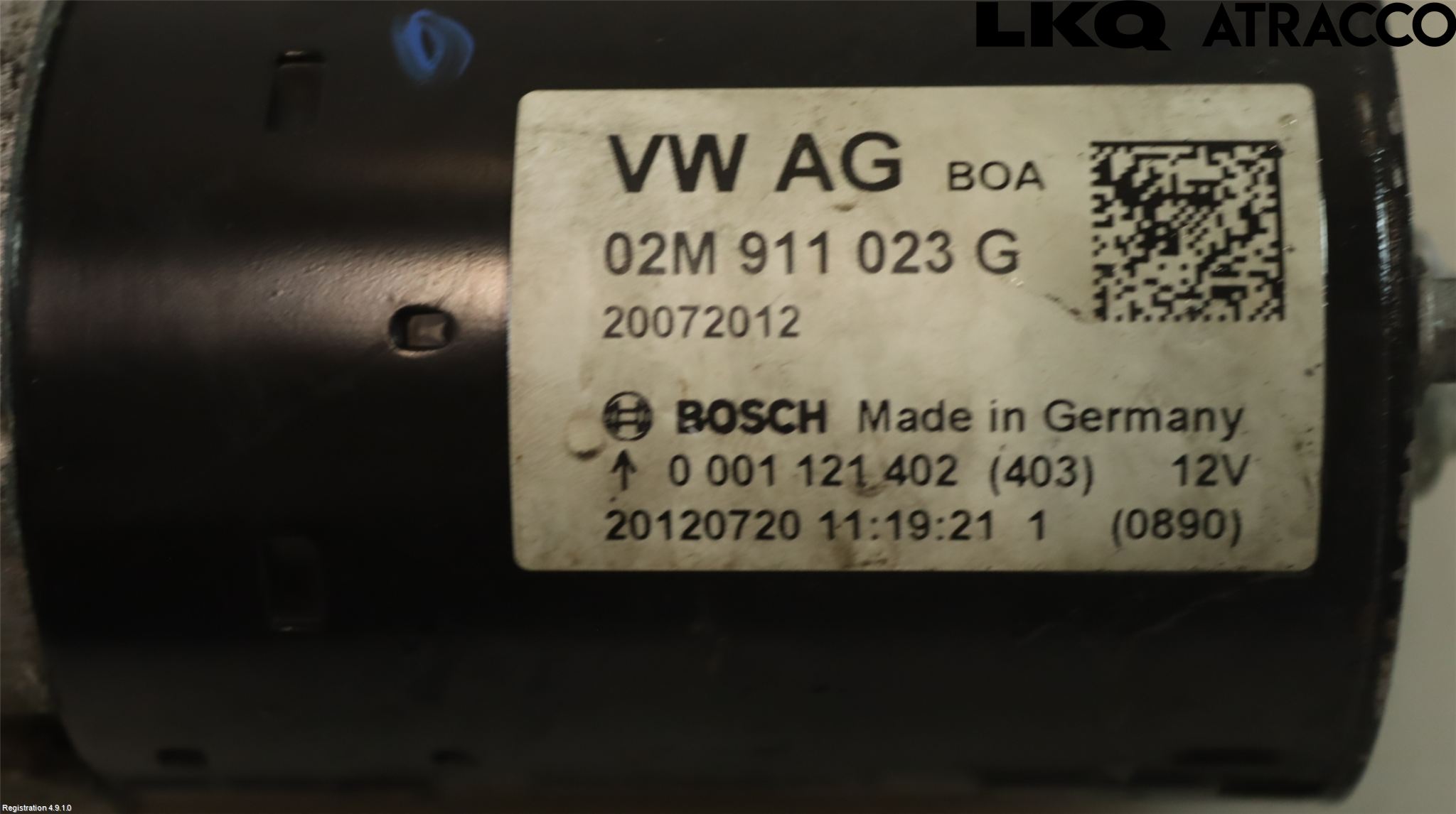 Volkswagen VW TIGUAN 07-16 Startmotor