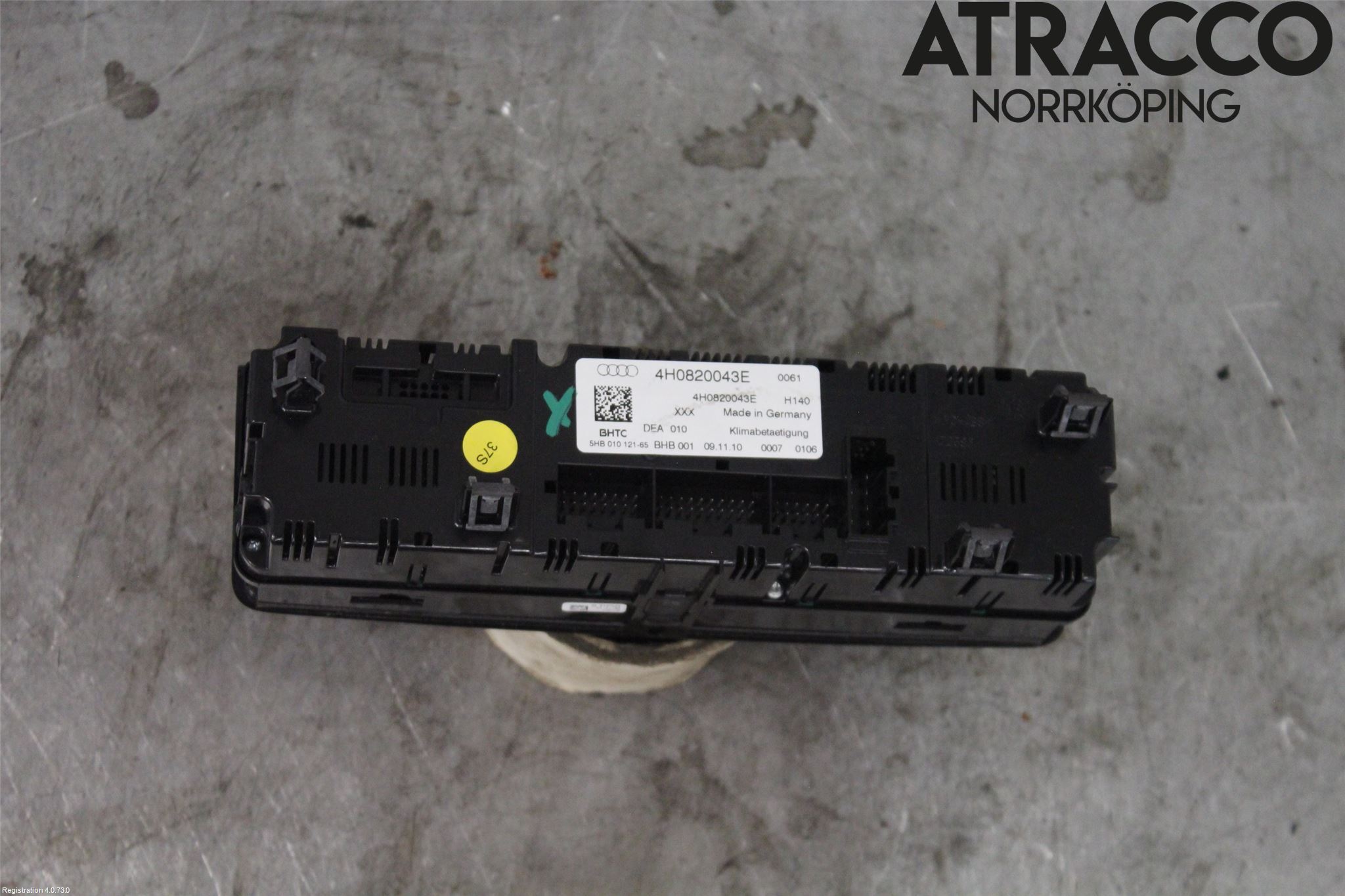 Audi A8/S8 4H 10-17 Varmeapparat Panel(Regulering)