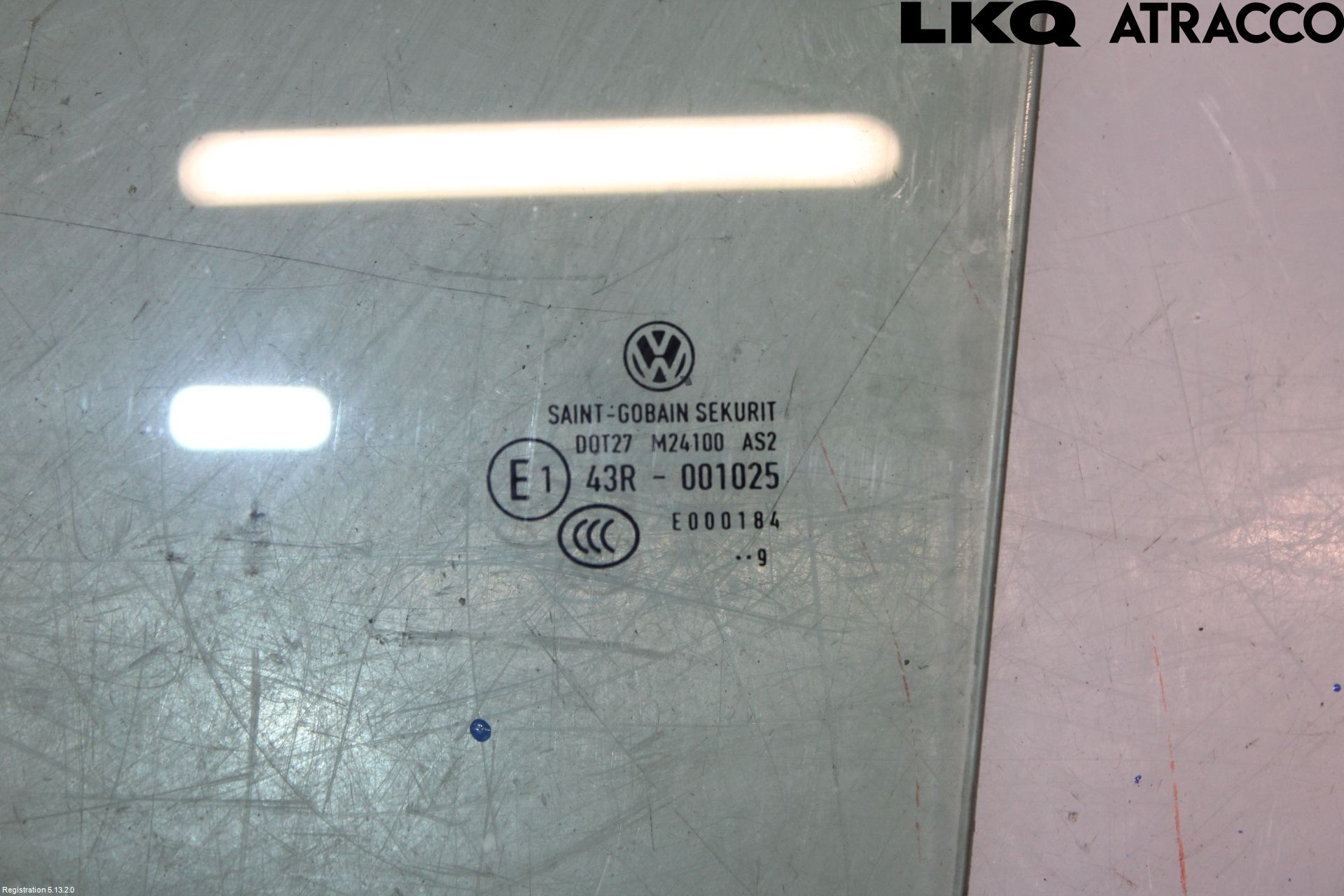 Volkswagen VW CADDY 16-20 Dørrute Foran Venstre 4 Dørs