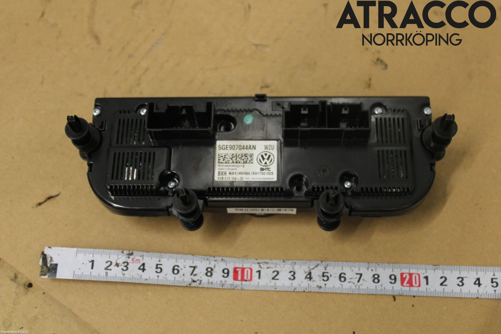 Volkswagen VW GOLF / E-GOLF VII 13-20 Varmeapparat Panel(Regulering)