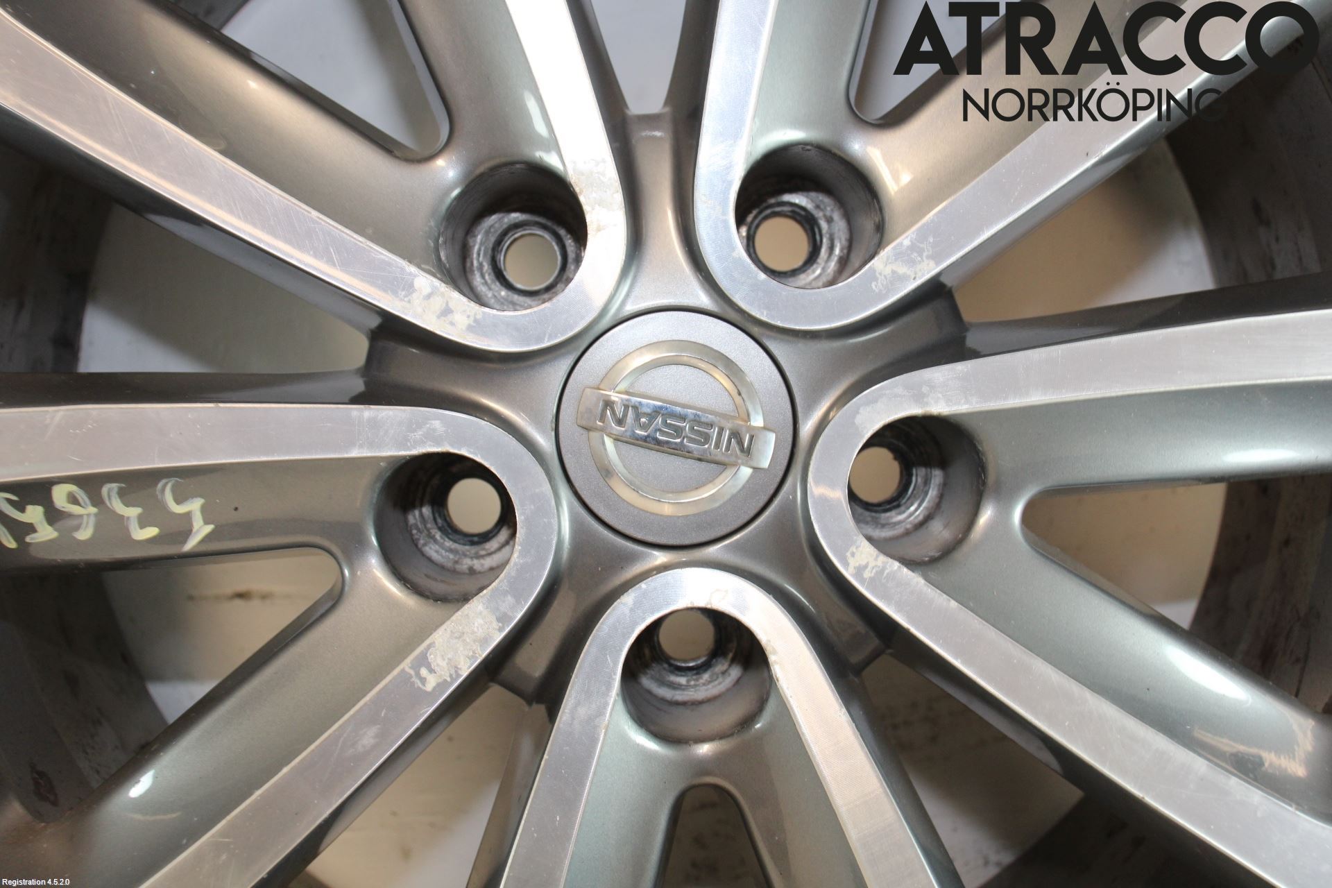 Nissan QASHQAI 10-14 Felg Aluminium Sett 4Stk