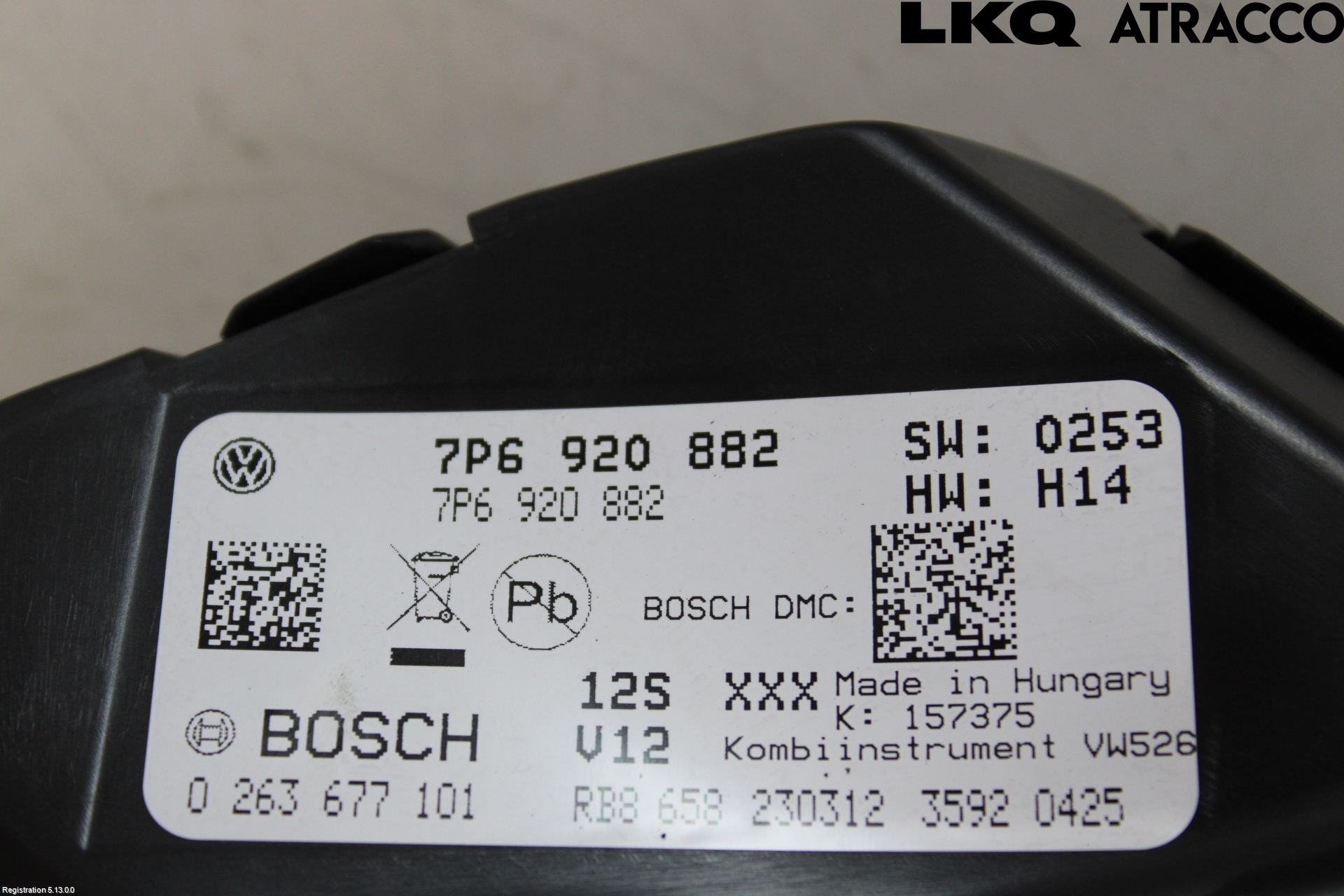 Volkswagen VW TOUAREG 7P 11-18 Instr Kombinert